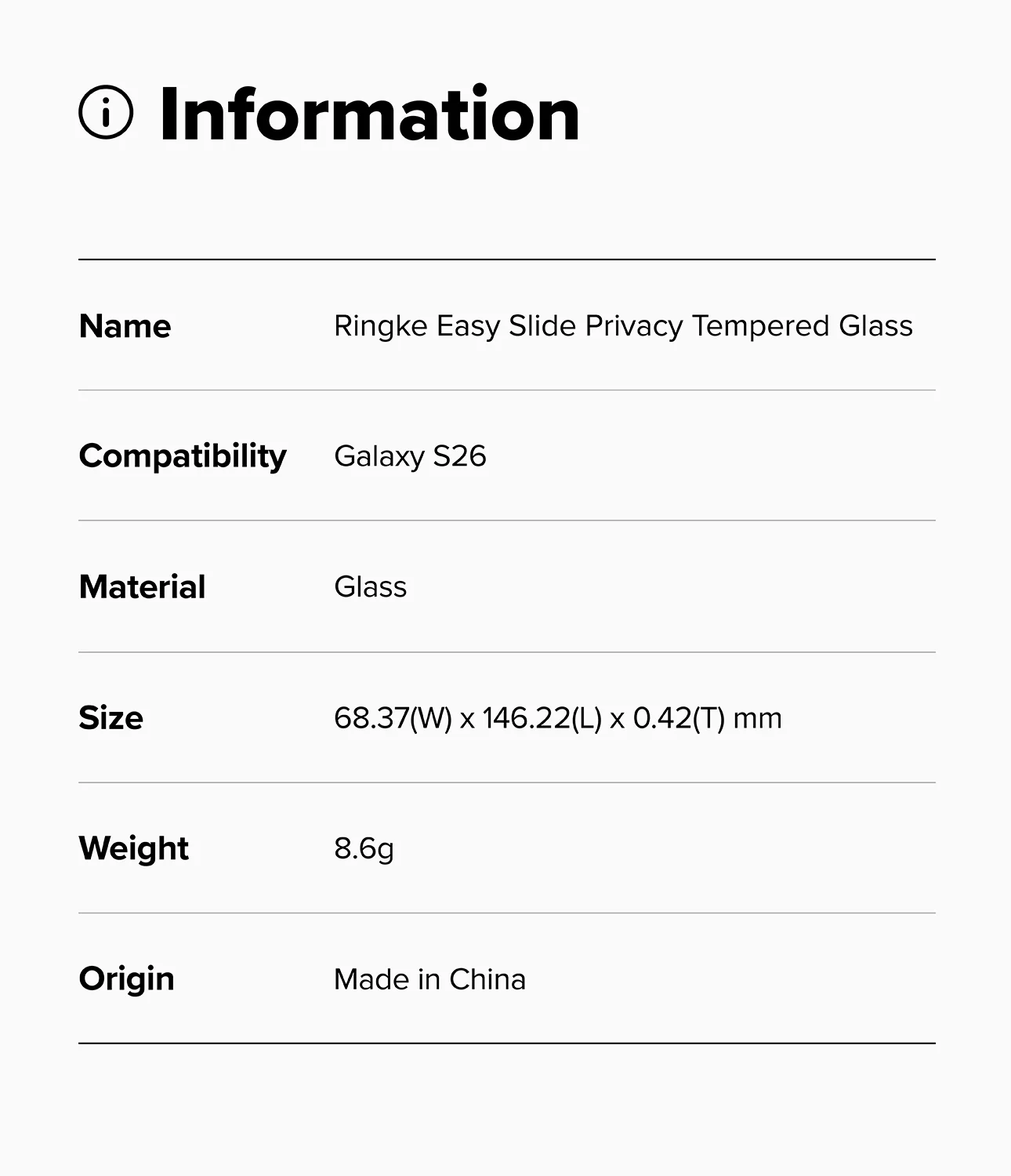 Galaxy S26 Screen Protector | Easy Slide Privacy Tempered Glass - Image 17