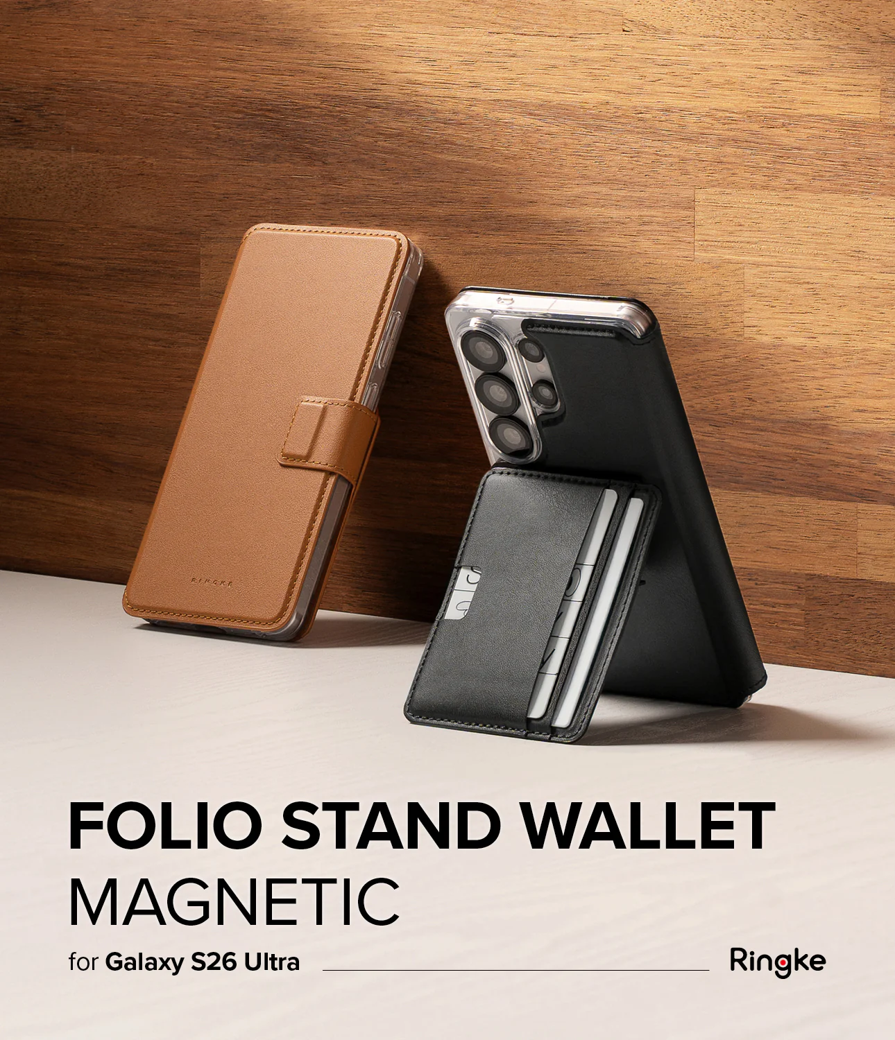 Galaxy S26 Ultra Cover | Folio Stand Wallet Magnetic - Image 13