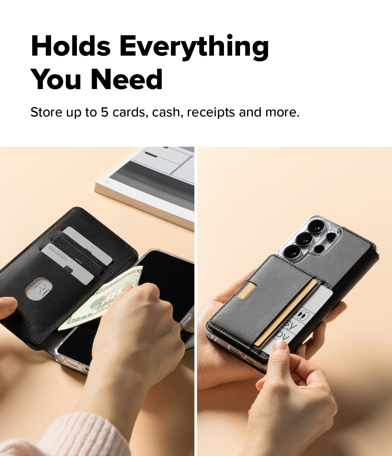 Galaxy S26 Ultra Cover | Folio Stand Wallet Magnetic - Image 4