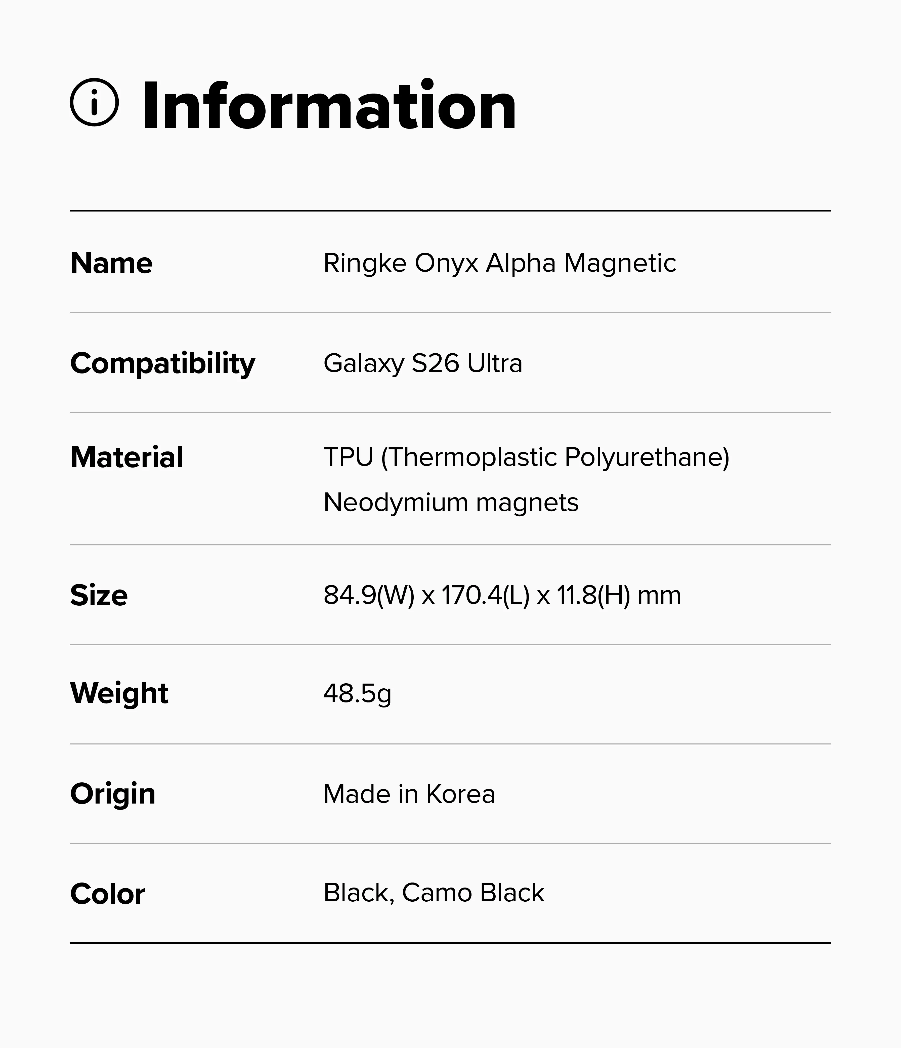 Galaxy S26 Ultra Case | Onyx α Magnetic - Image 19