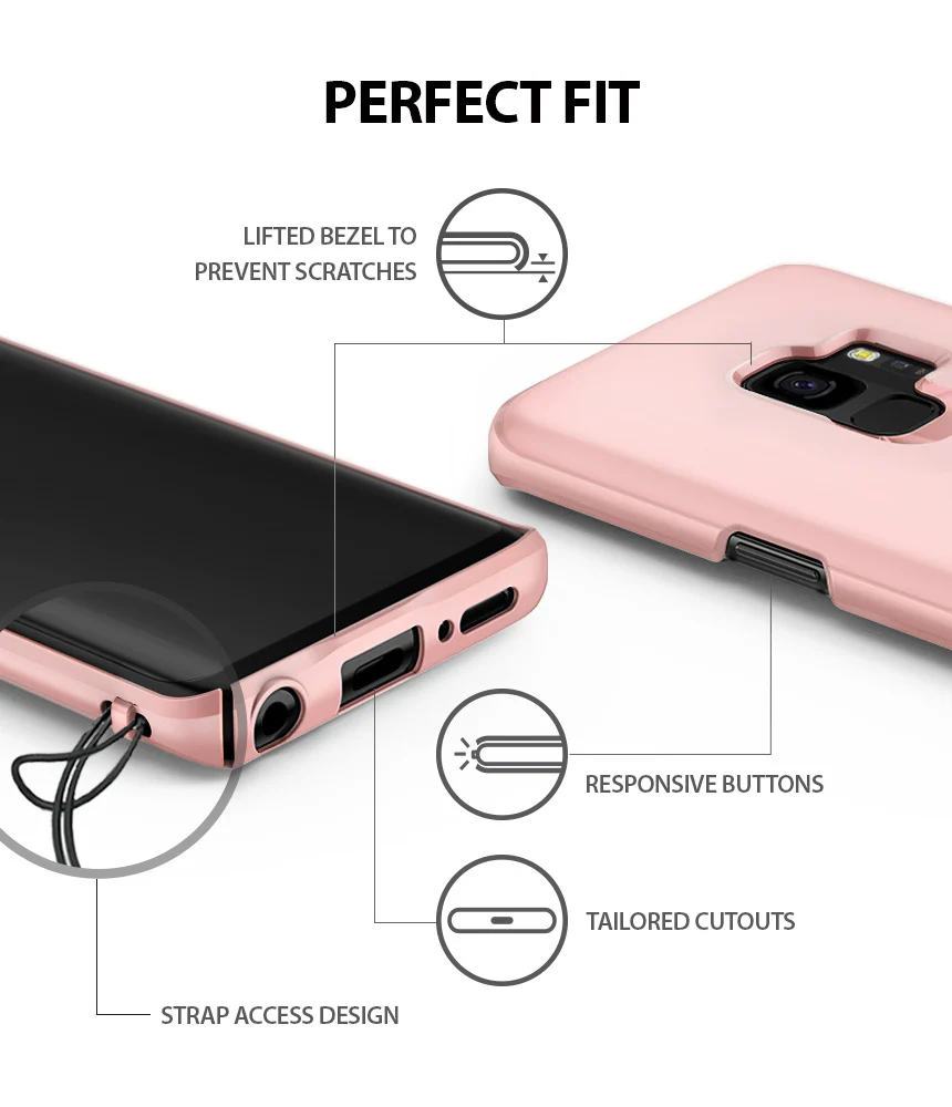 Galaxy S9 Case | Slim - Peach Pink - Image 6
