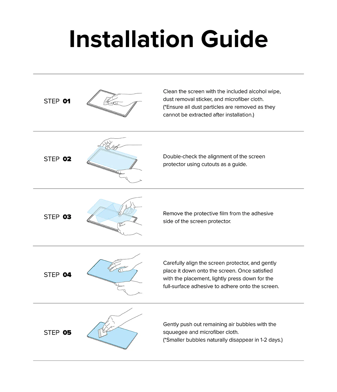 Galaxy Tab S10 Ultra / Tab S9 Ultra / Tab S8 Ultra Screen Protector | Tempered Glass - Image 12