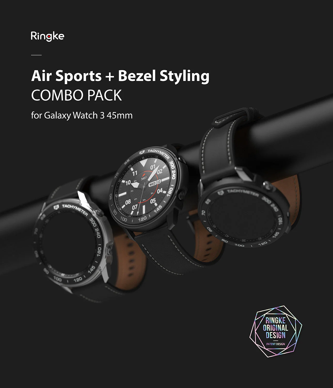 Galaxy Watch 3 45mm | Air Sports Black + Bezel Styling 10 - Image 14