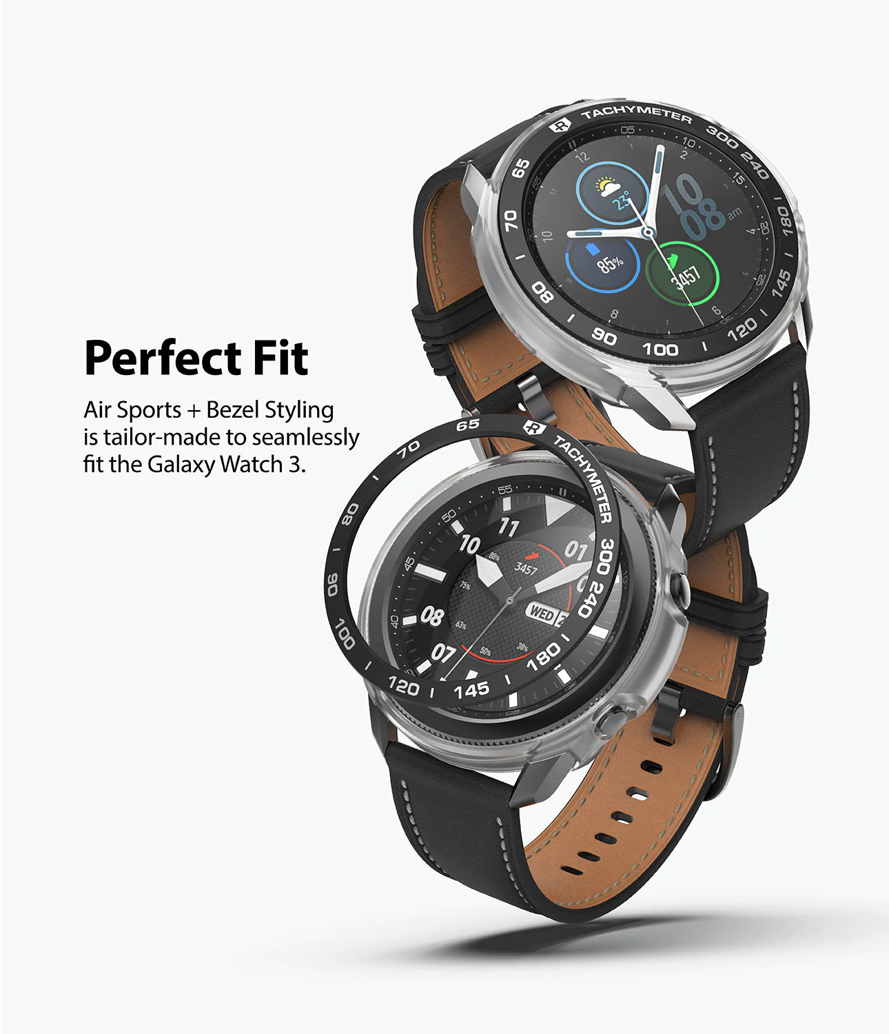 Galaxy Watch 3 45mm | Air Sports Black + Bezel Styling 10 - Image 16