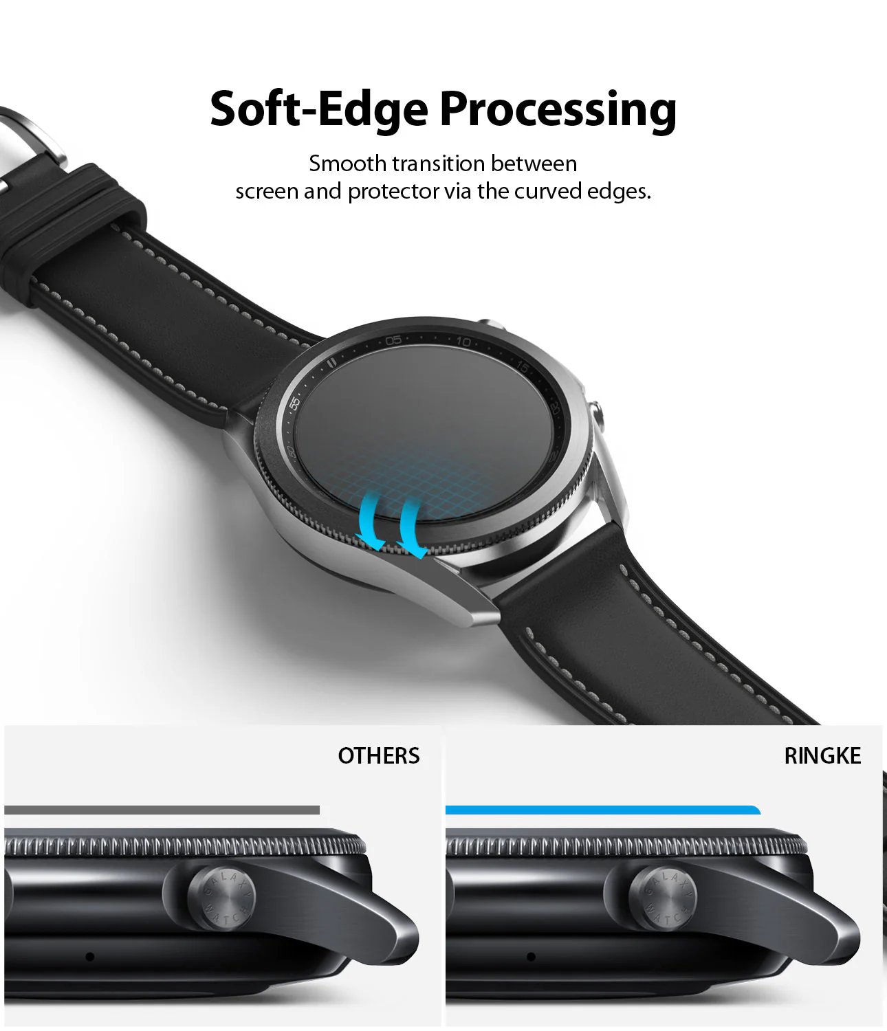 Galaxy Watch 3 45mm Screen Protector | Glass - Image 7