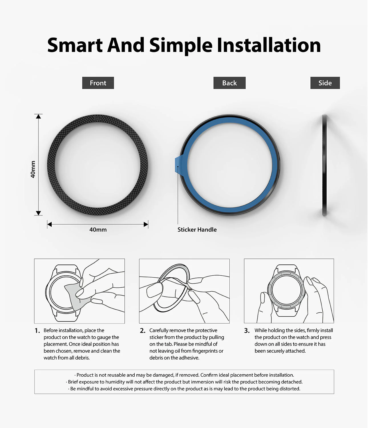 Galaxy Watch 5 / 4 (40mm) | Bezel Premium Styling - Image 23