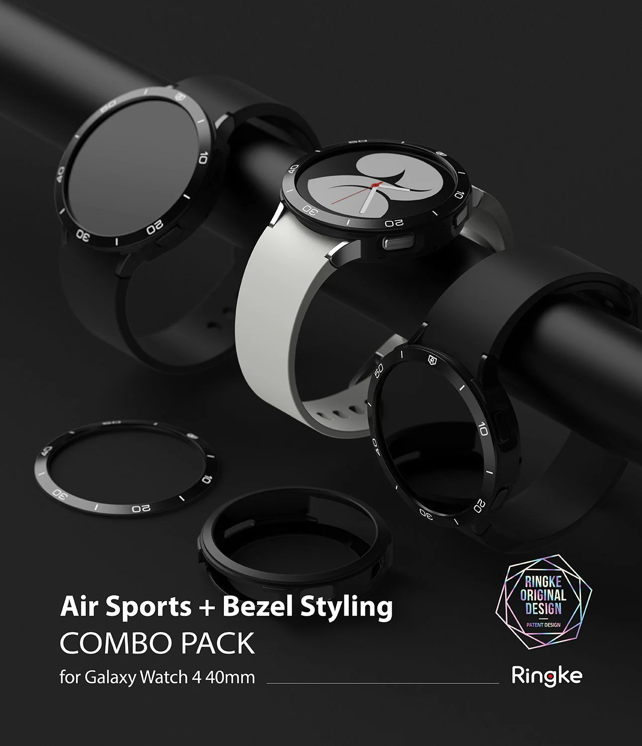 Galaxy Watch 4 40mm | Air Sports Black + Bezel Styling - Image 14