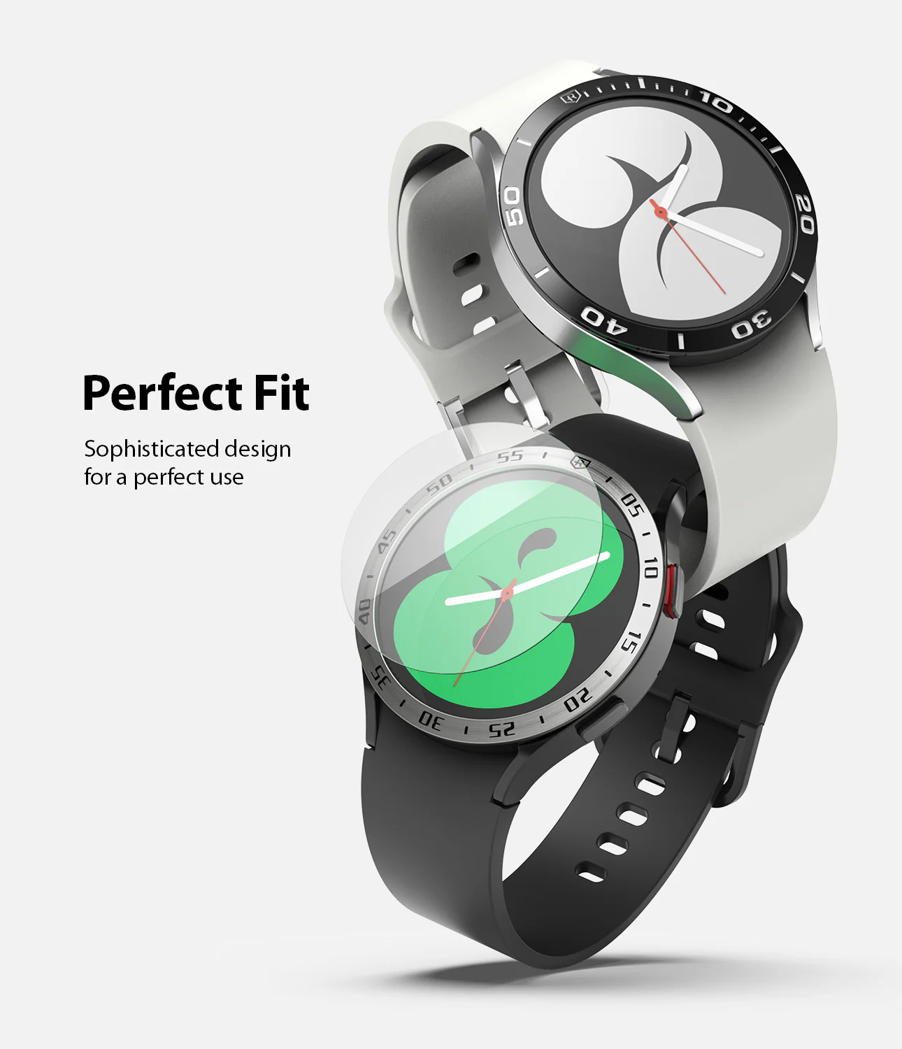 Galaxy Watch 5/4 40mm Screen Protector for Bezel Styling | Glass - R2 - Image 11