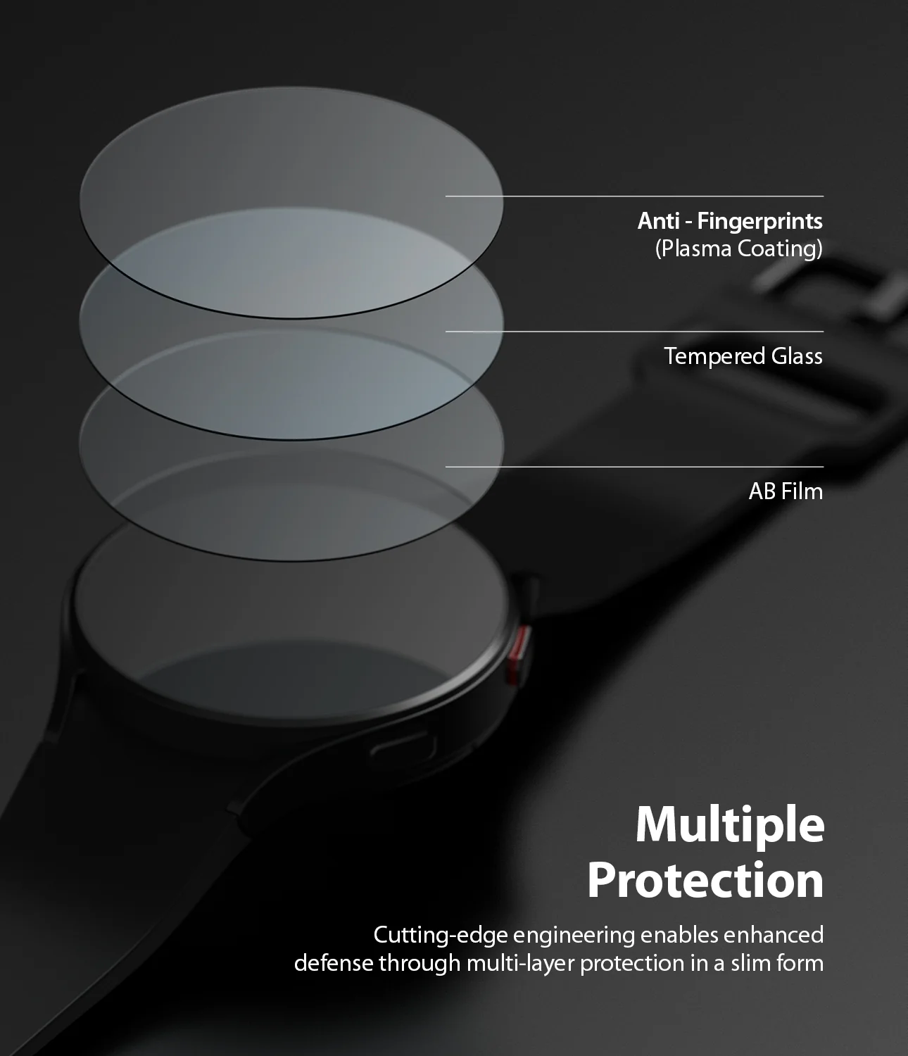 Galaxy Watch 5 / 4 40mm Screen Protector | Glass - R4 - Image 5