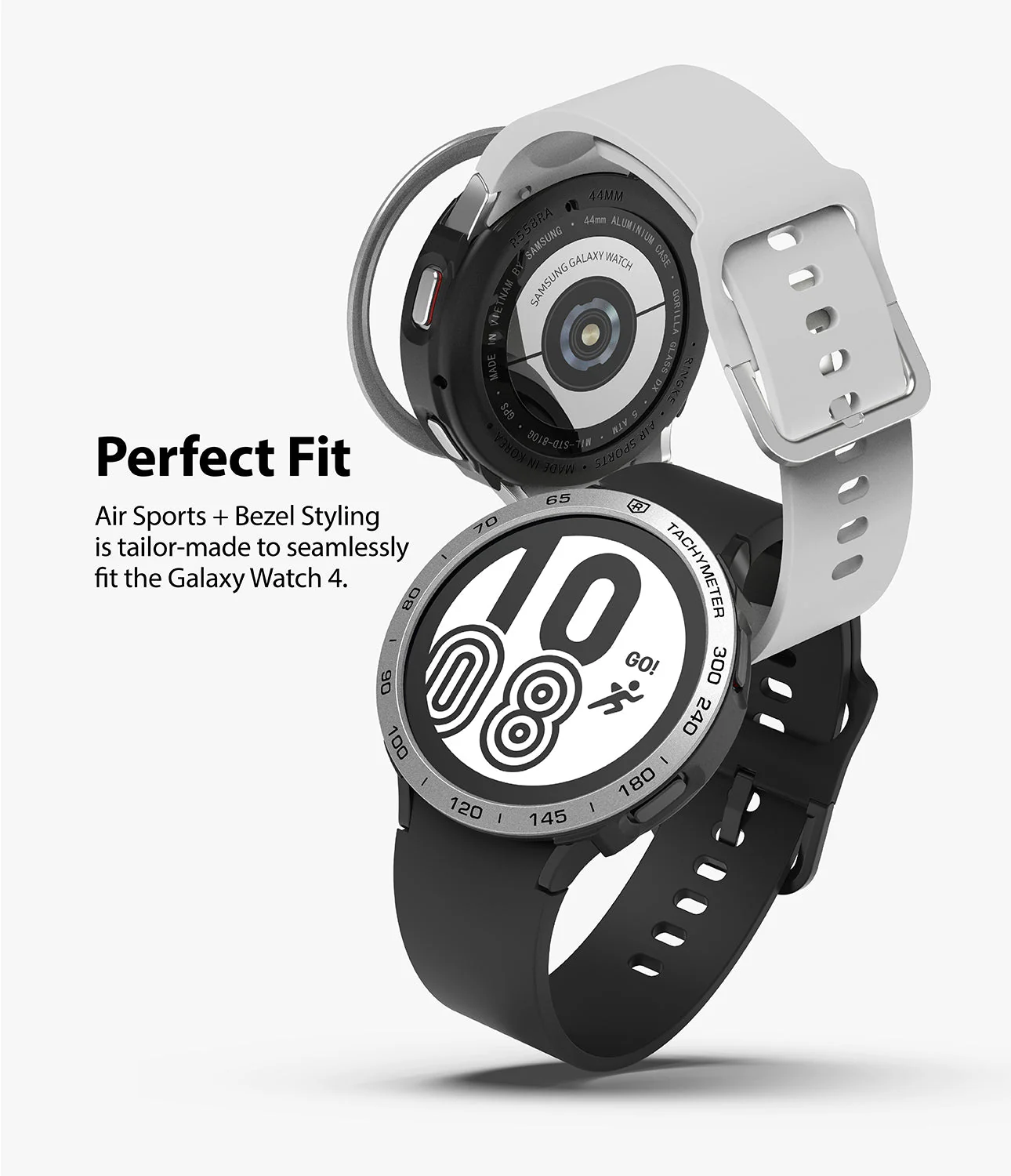 Galaxy Watch 4 44mm | Air Sports Black + Bezel Styling - Image 4