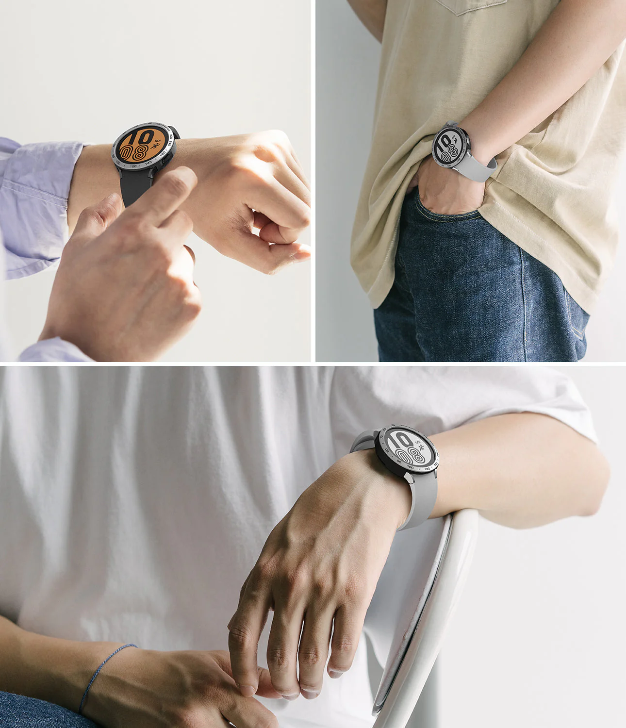 Galaxy Watch 4 44mm | Air Sports Black + Bezel Styling - Image 9