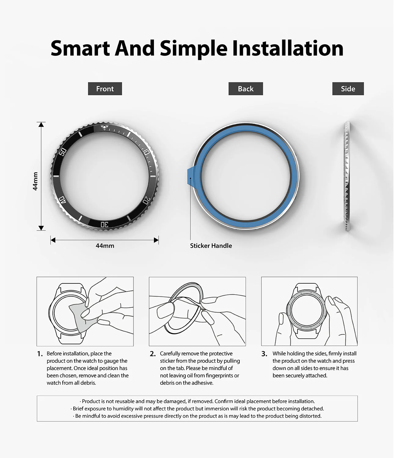 Galaxy Watch 5 / 4 (44mm) | Premium Bezel Styling - Image 47