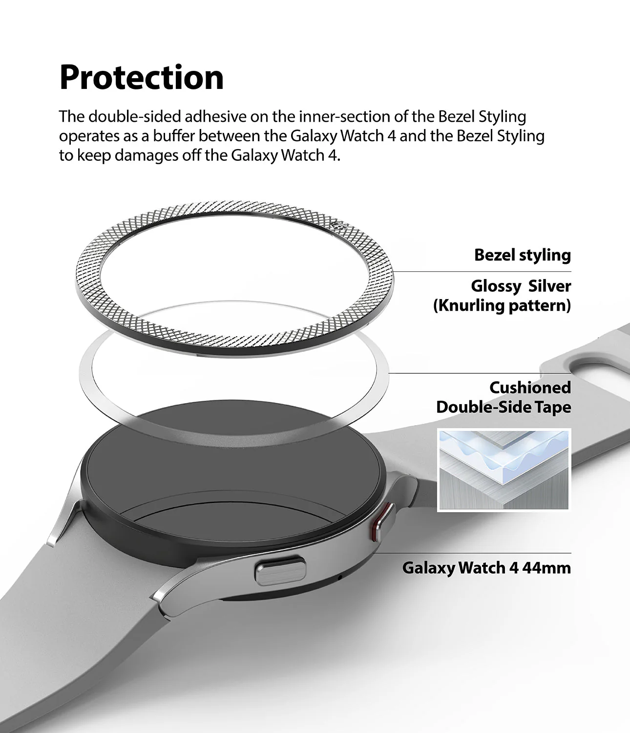 Galaxy Watch 5 / 4 (44mm) | Premium Bezel Styling - Image 8
