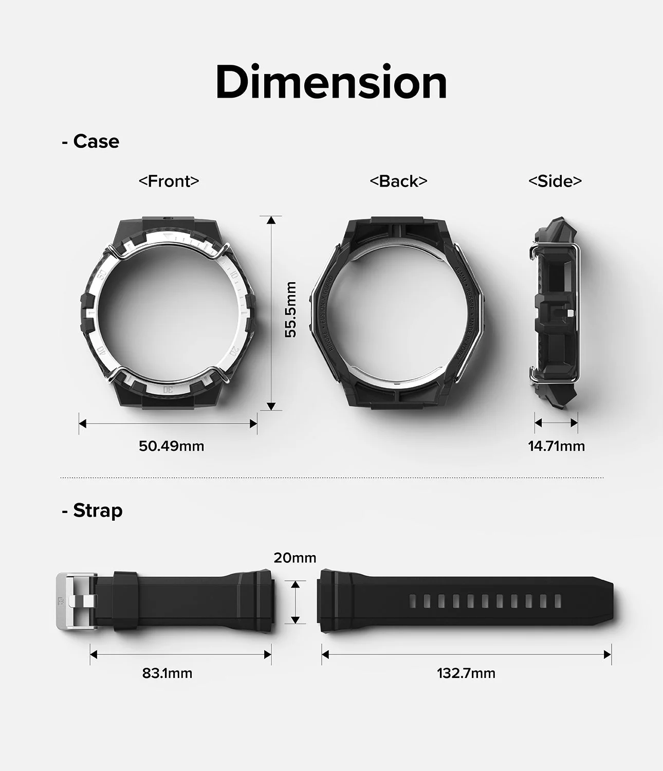 Galaxy Watch 5 / 4 (44mm) Case + Band + Wire | Fusion-X Guard - Image 30