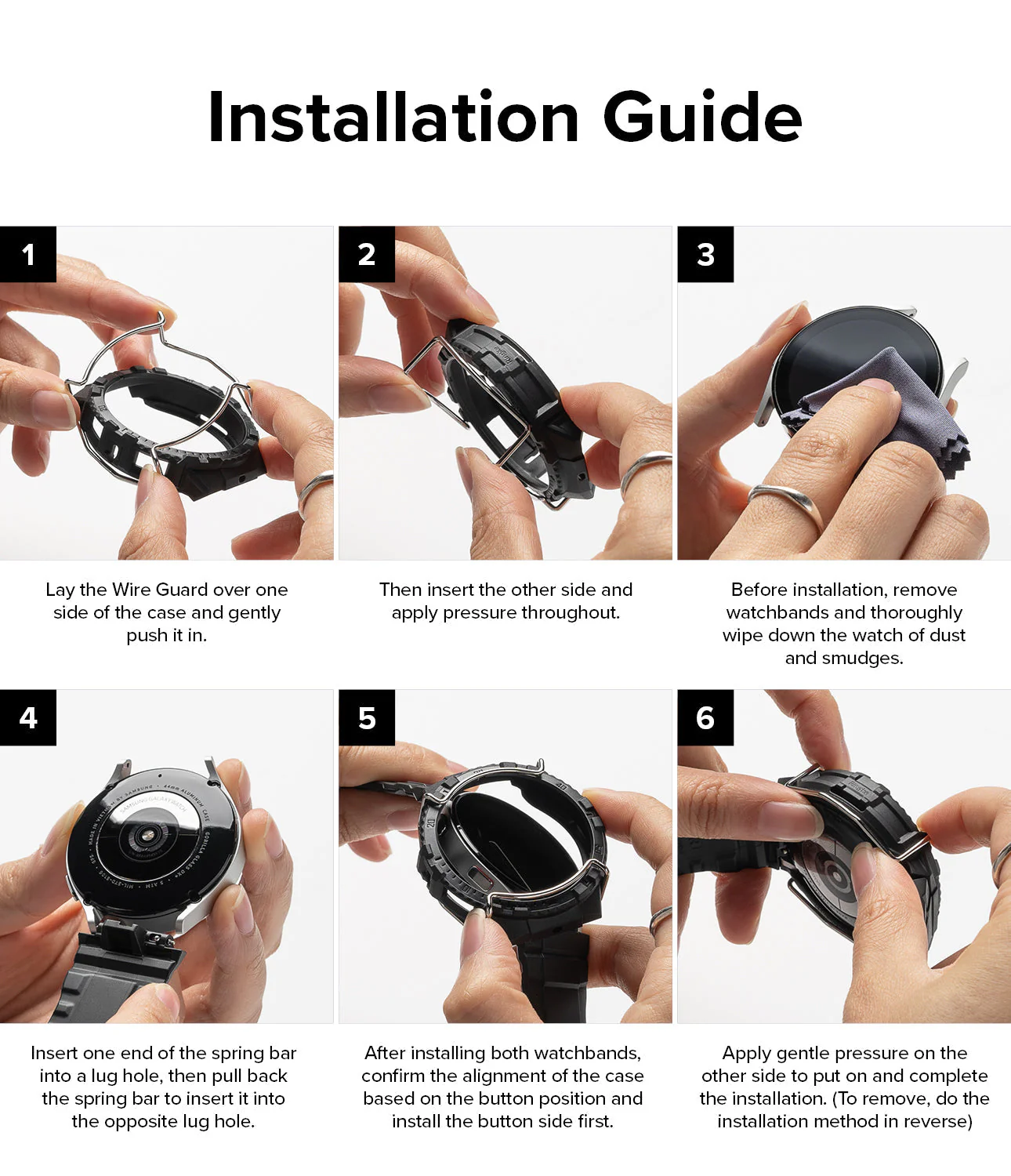 Galaxy Watch 5 / 4 (44mm) Case + Band + Wire | Fusion-X Guard - Image 68