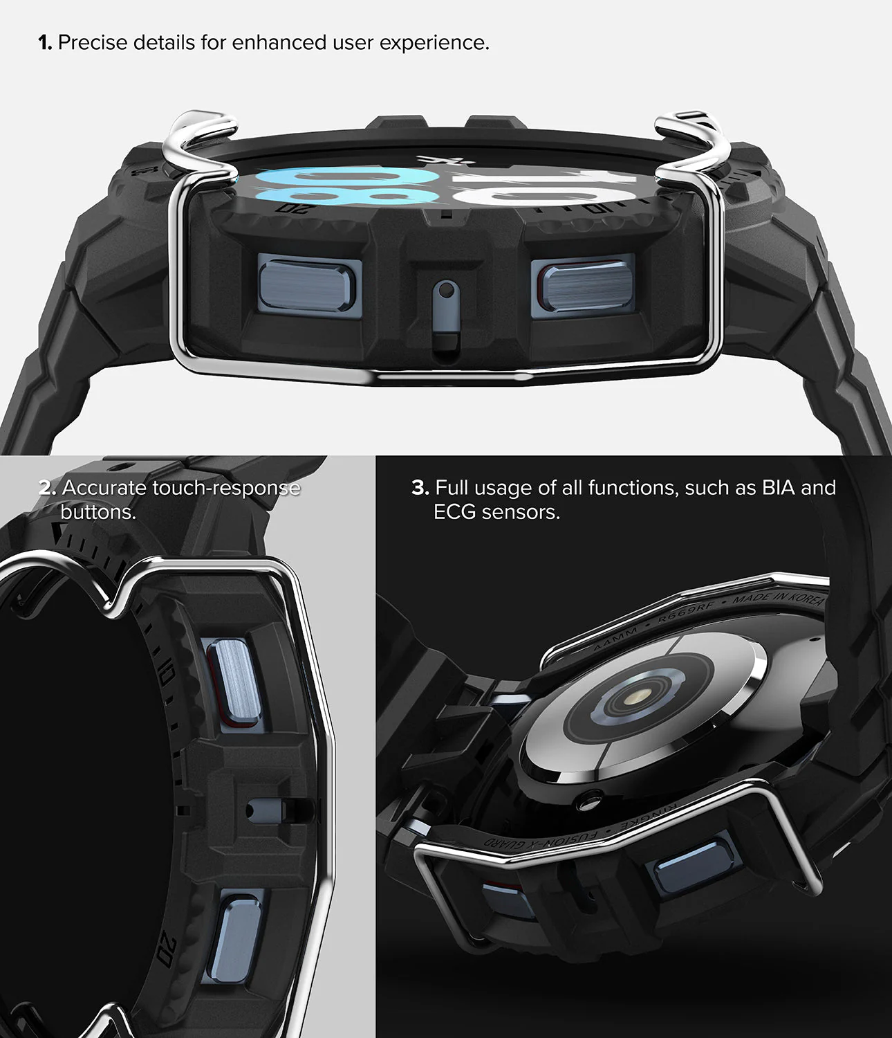 Galaxy Watch 5 / 4 (44mm) Case + Band + Wire | Fusion-X Guard - Image 8