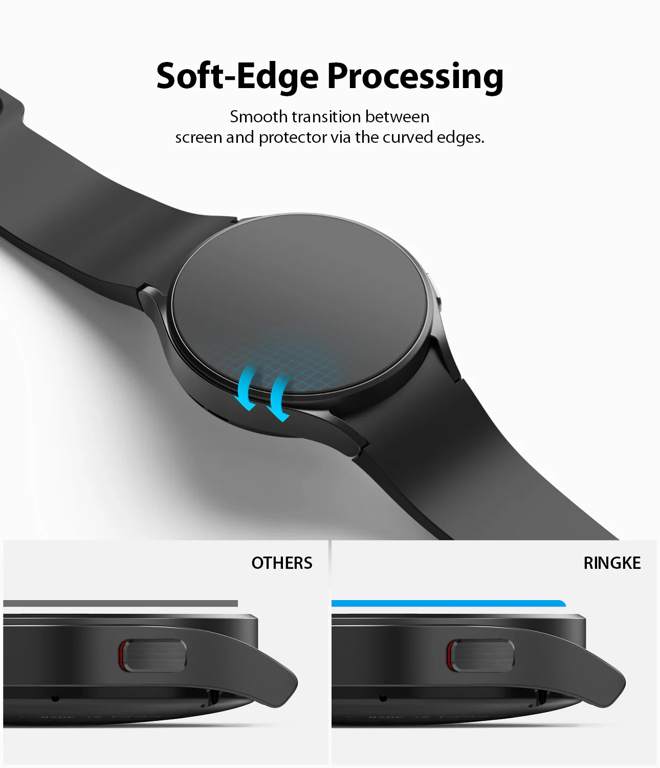 Galaxy Watch 5/4 44mm Screen Protector | Glass - R6 - Image 8