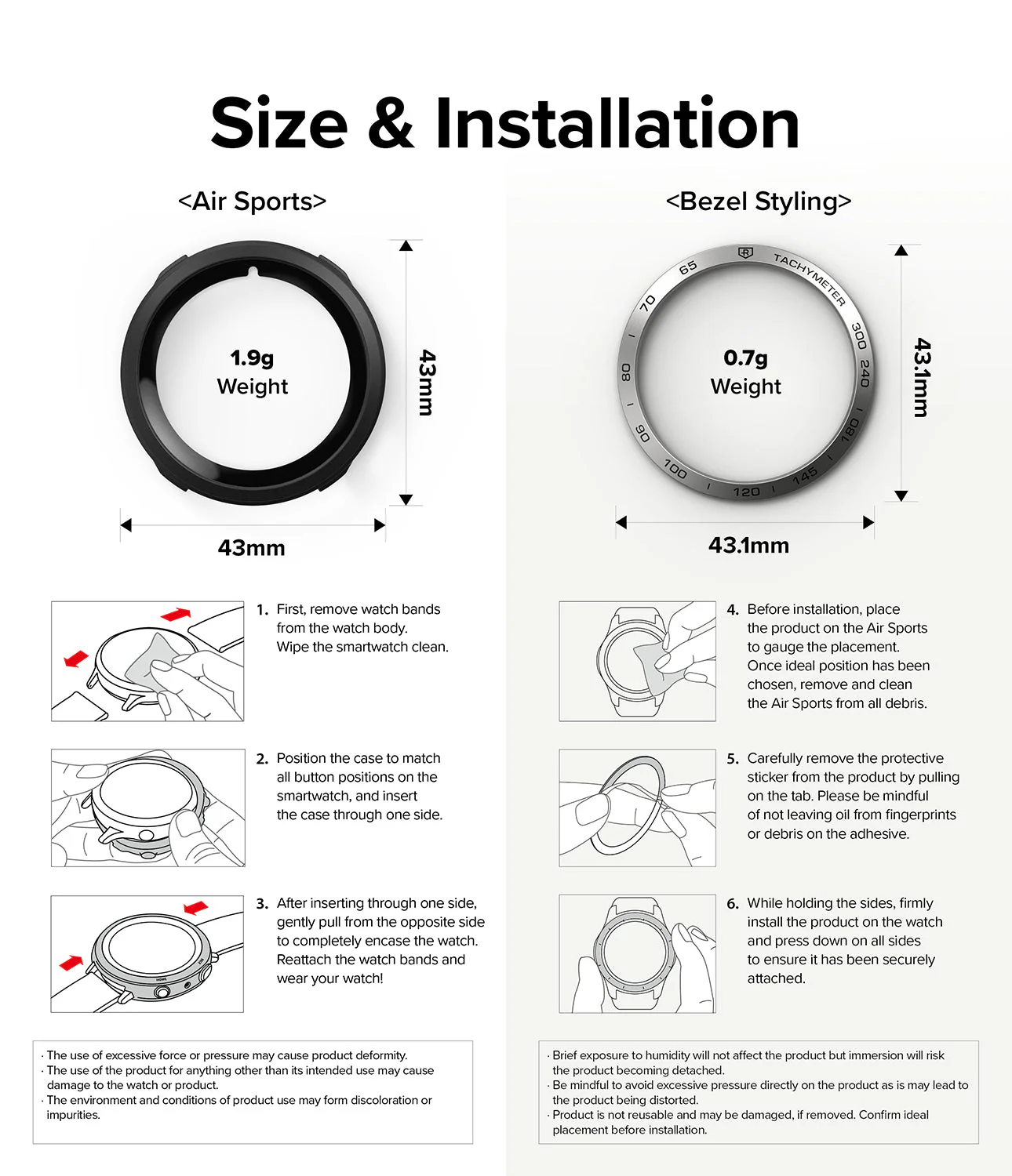 Galaxy Watch 5 40mm | Air Sports Black + Bezel Styling - Image 12