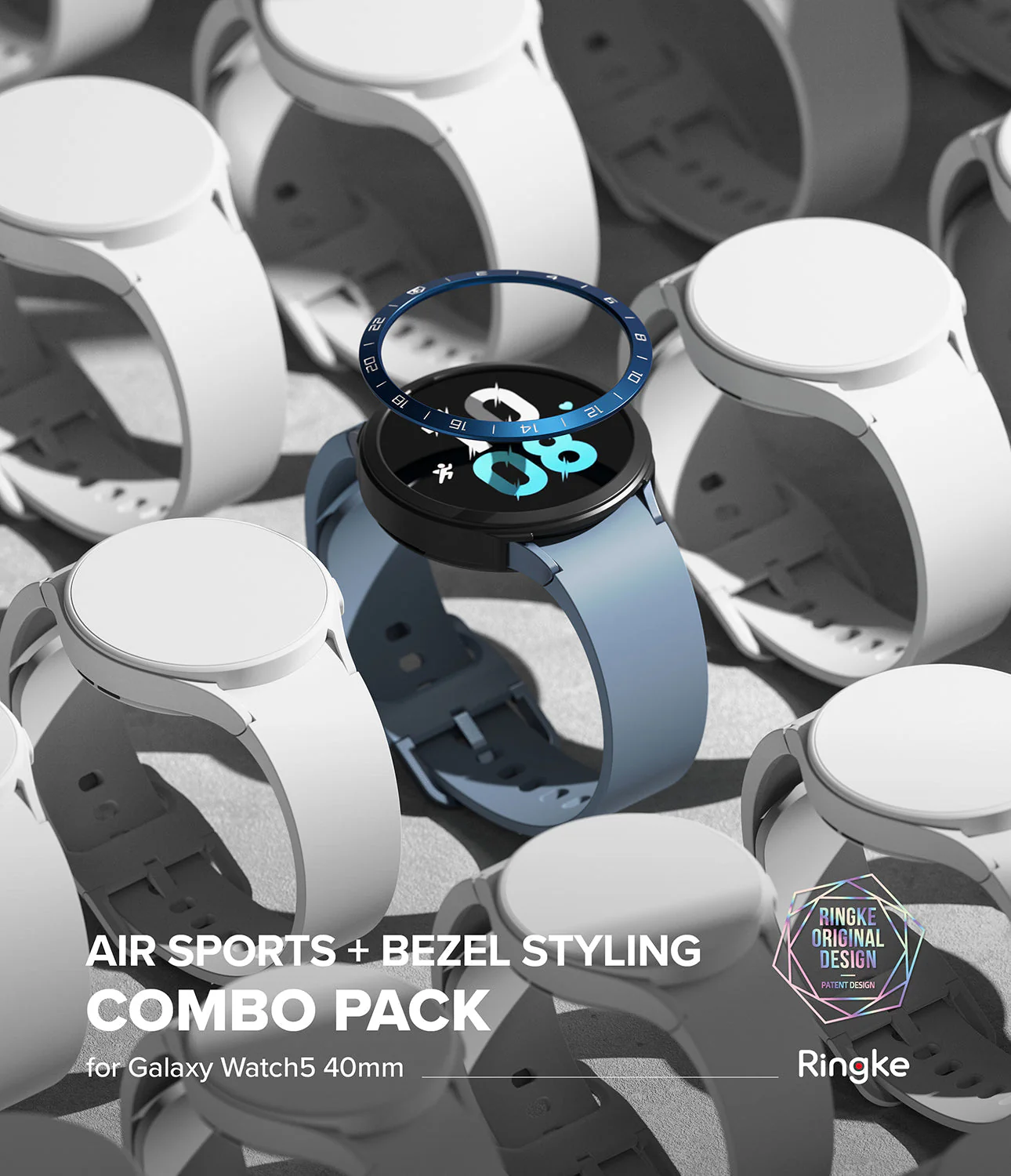 Galaxy Watch 5 40mm | Air Sports Black + Bezel Styling - Image 16