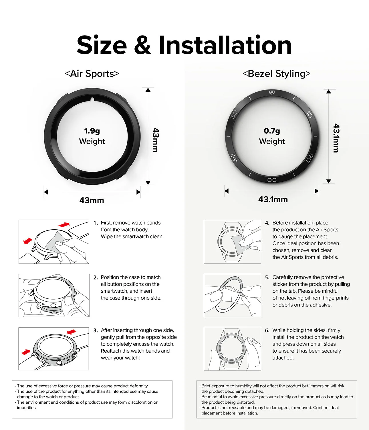 Galaxy Watch 5 40mm | Air Sports Black + Bezel Styling - Image 26