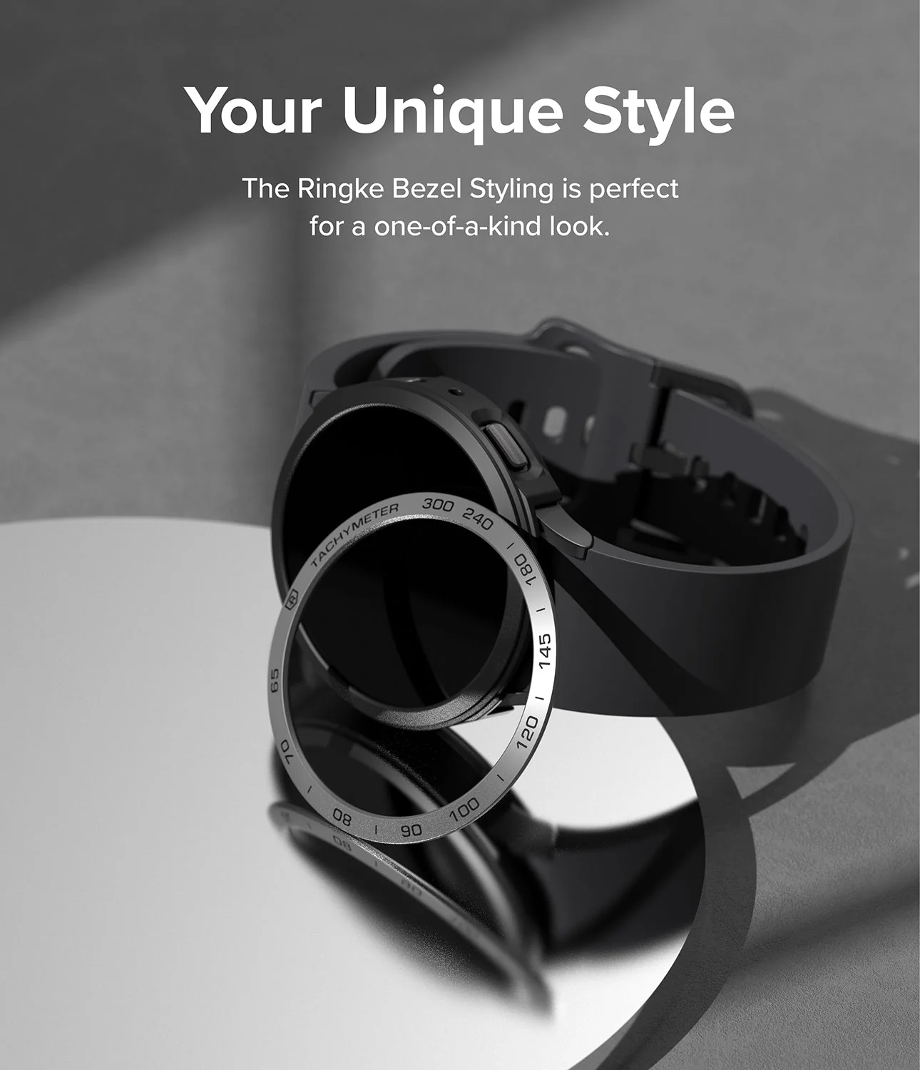 Galaxy Watch 5 40mm | Air Sports Black + Bezel Styling - Image 4