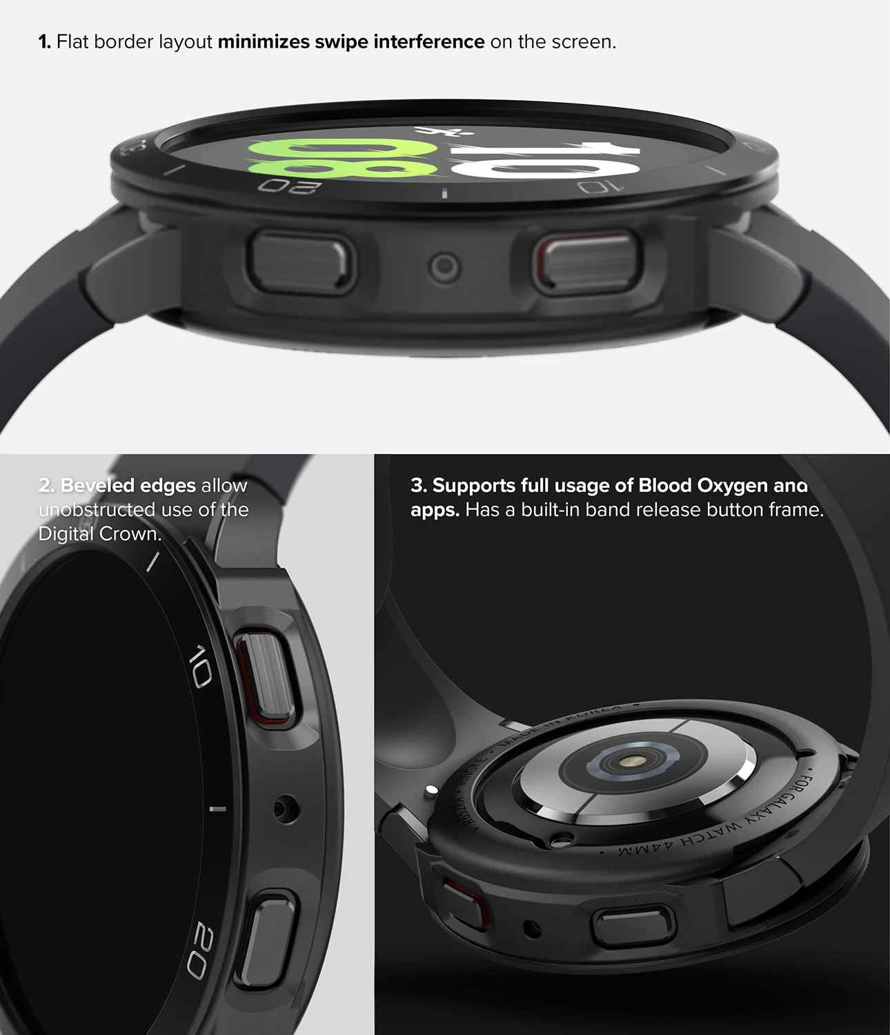 Galaxy Watch 5 44mm | Air Sports Black + Bezel Styling - Image 22