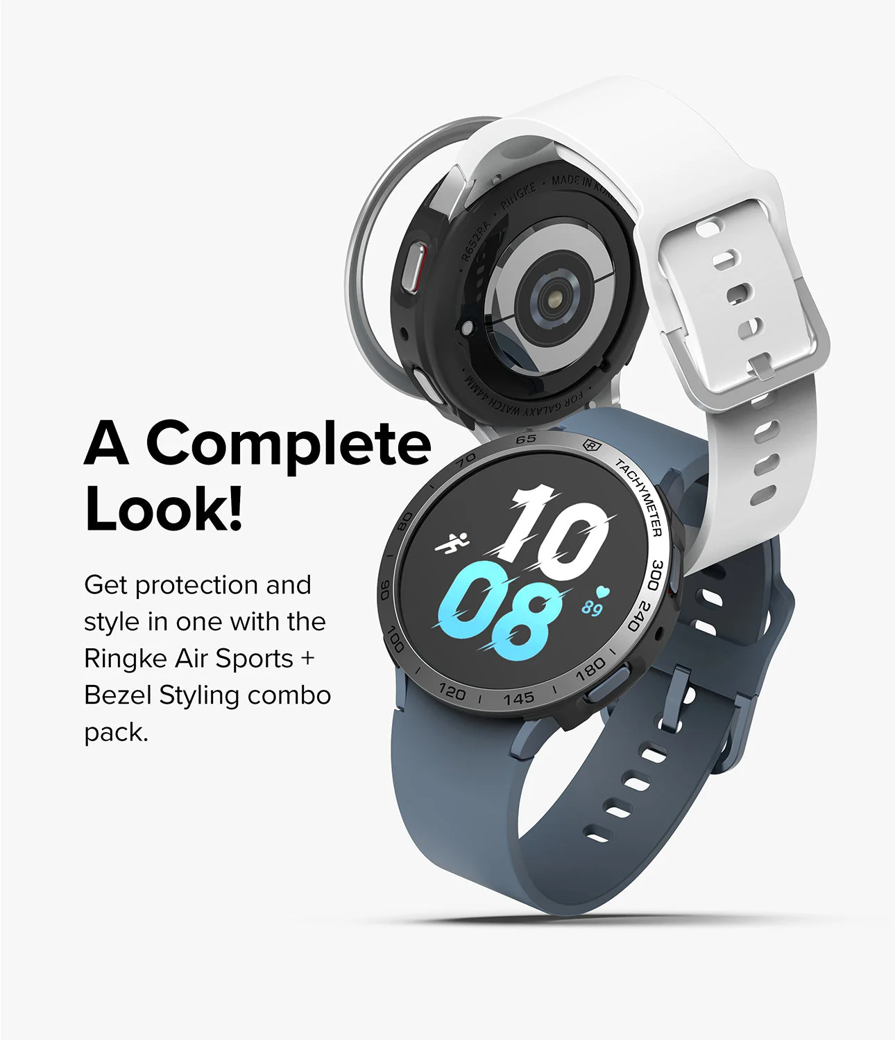 Galaxy Watch 5 44mm | Air Sports Black + Bezel Styling - Image 4