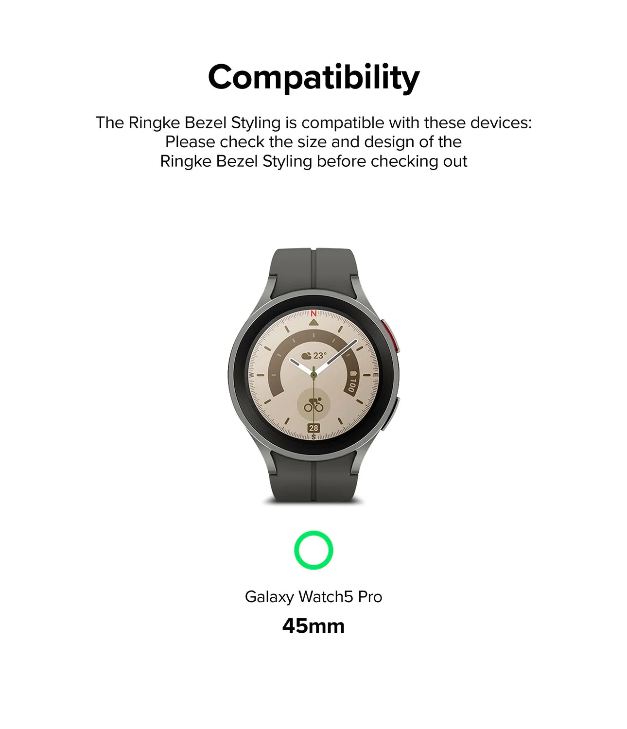 Galaxy Watch 5 Pro 45mm | Bezel Styling - Image 42