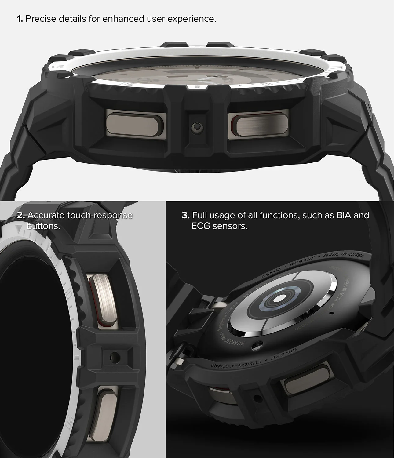 Galaxy Watch 5 Pro 45mm Case + Band | Fusion-X Guard - Image 23