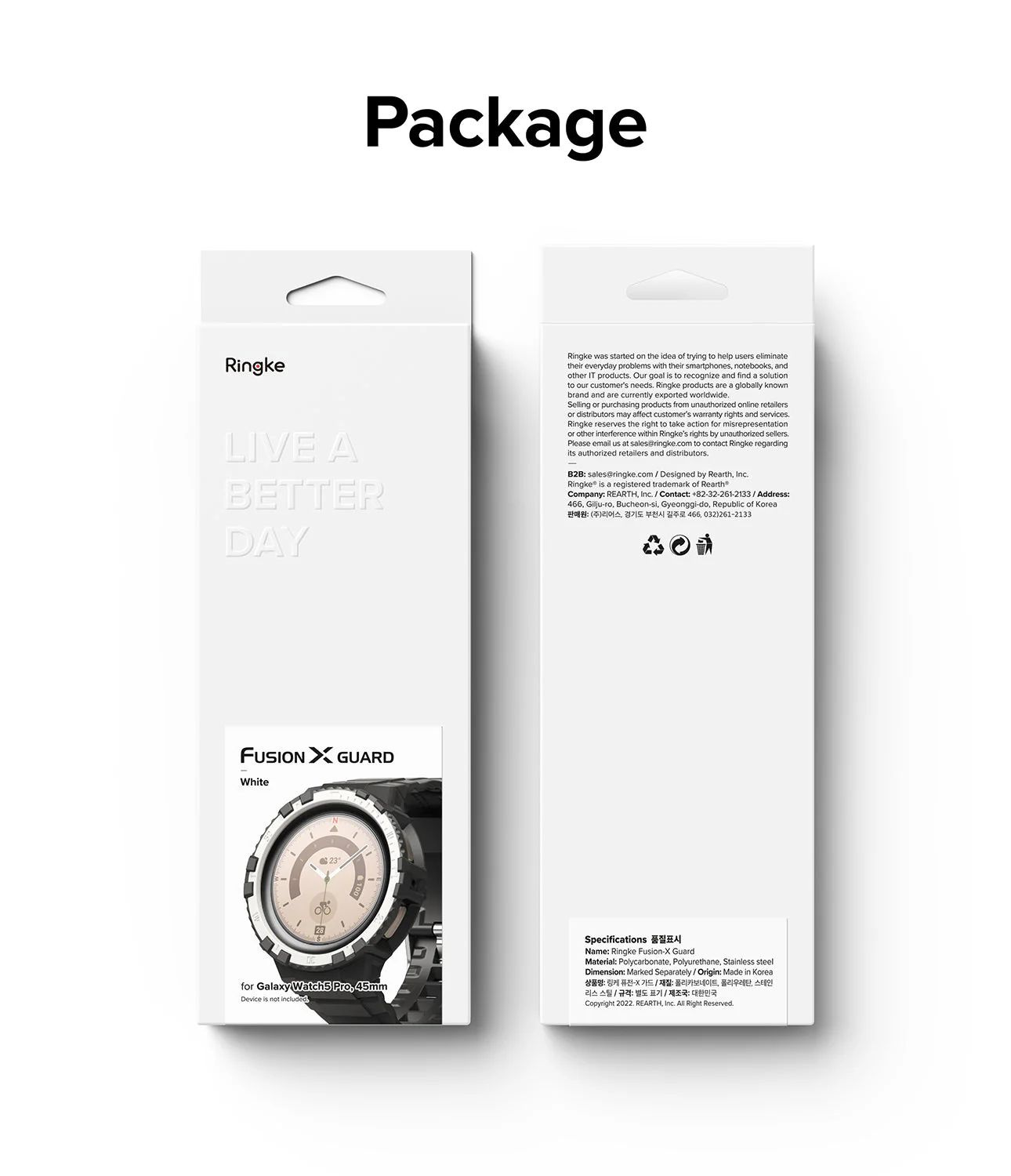 Galaxy Watch 5 Pro 45mm Case + Band | Fusion-X Guard - Image 32