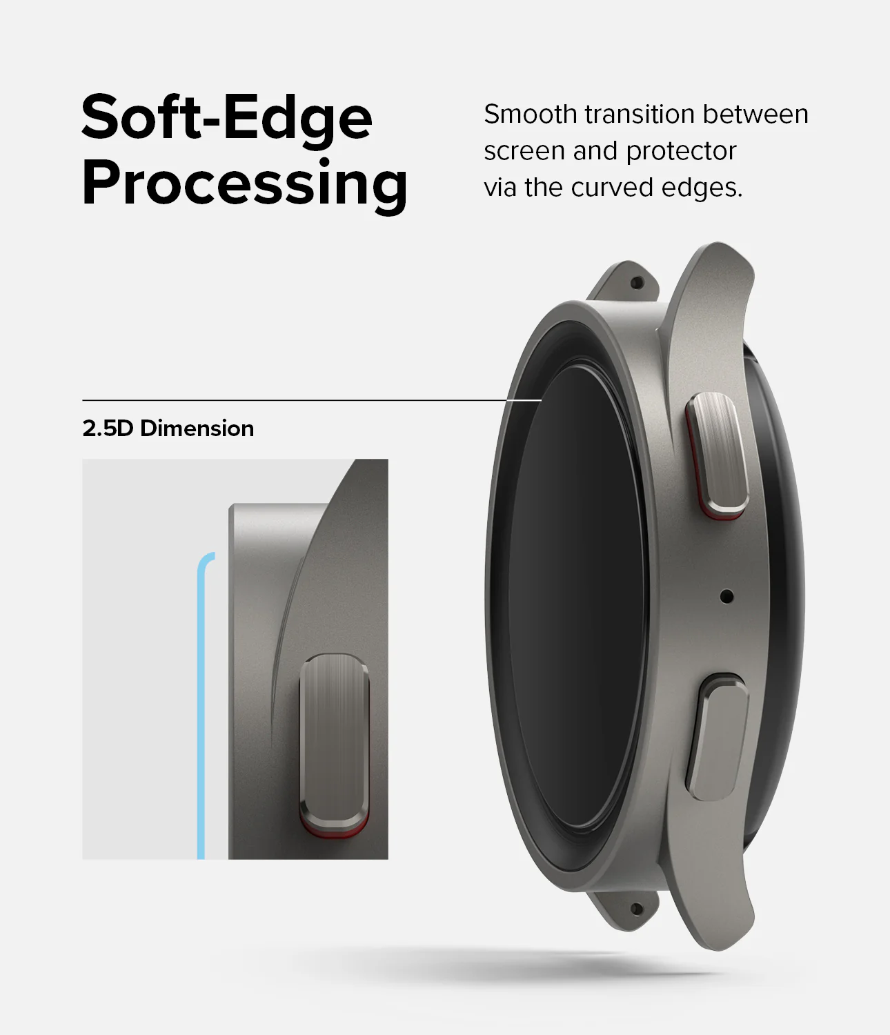 Galaxy Watch 5 Pro 45mm Screen Protector | Glass - R7 - Image 7
