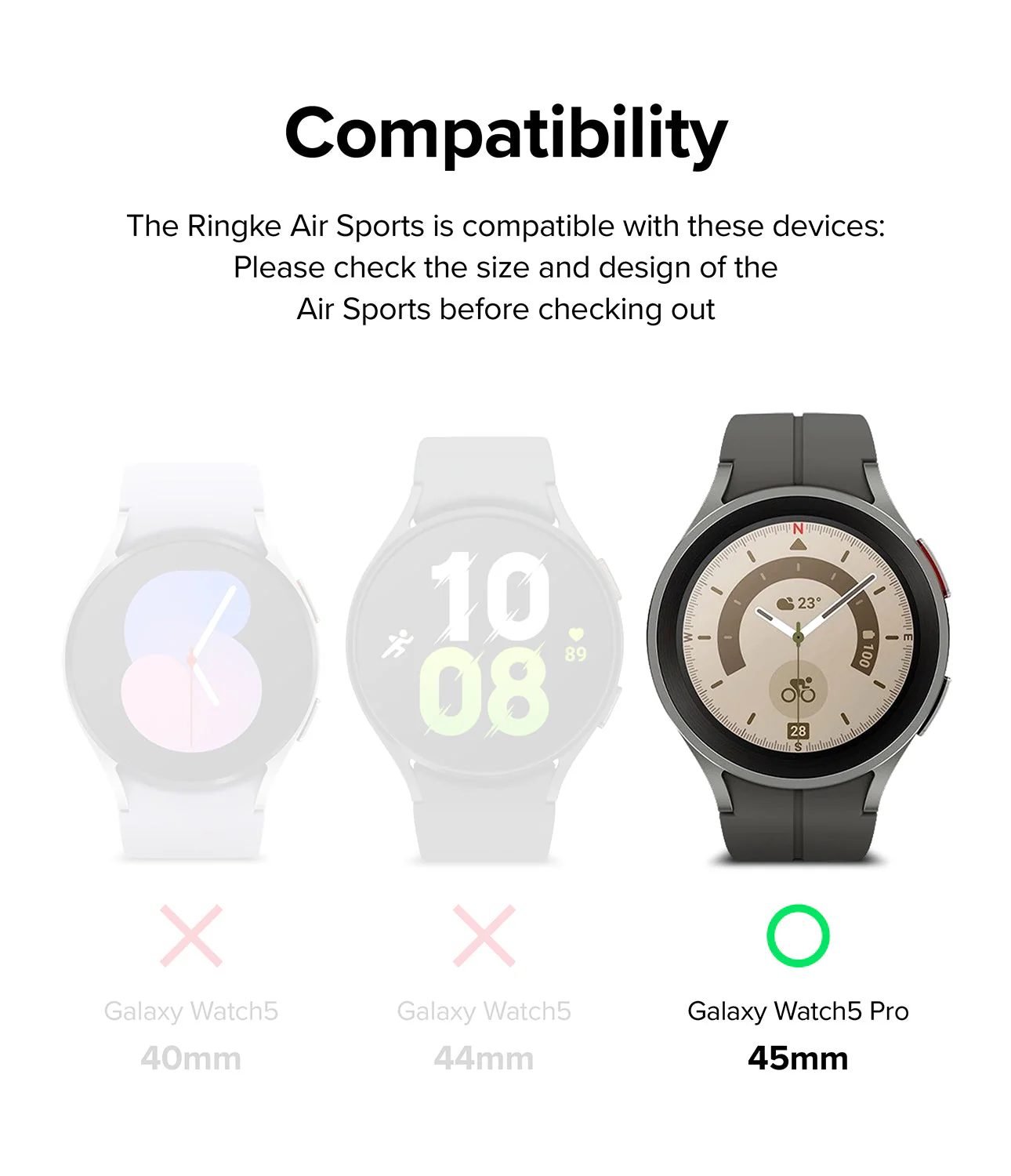 Galaxy Watch 5 Pro Case | Air Sports - Image 14