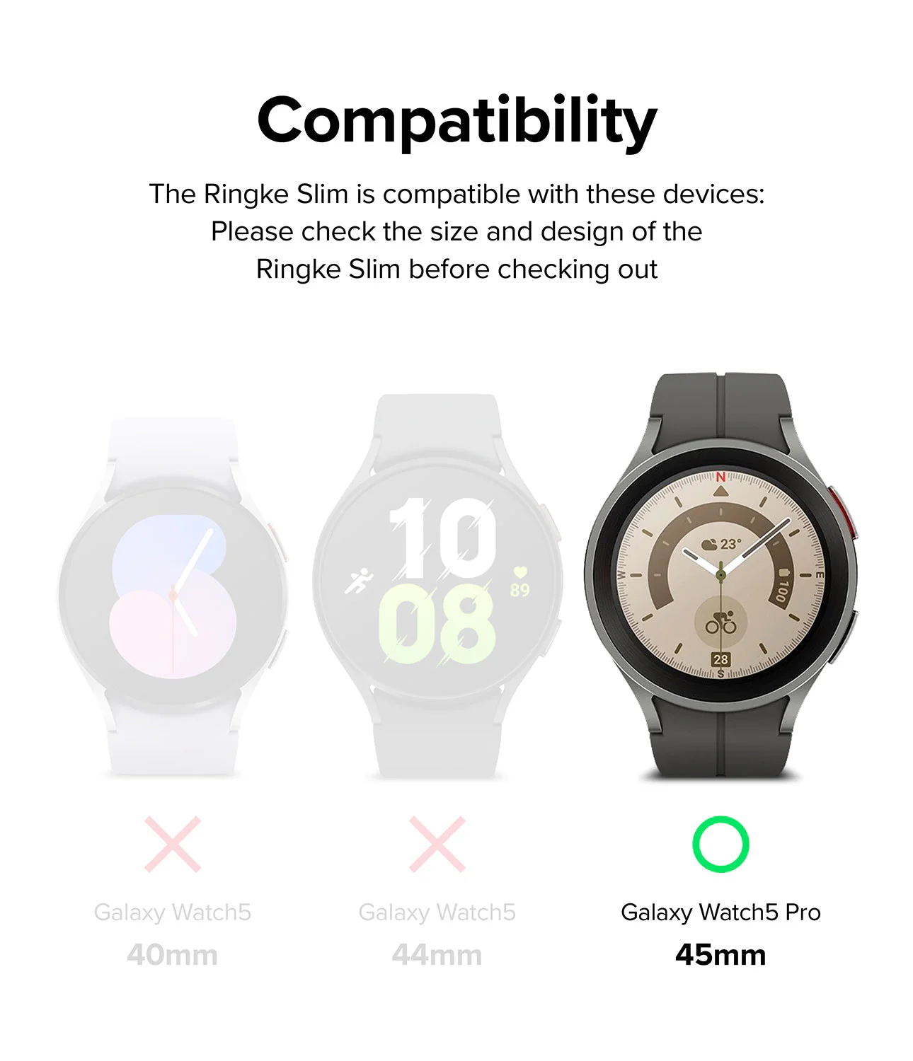 Galaxy Watch 5 Pro Case | Slim - Image 45