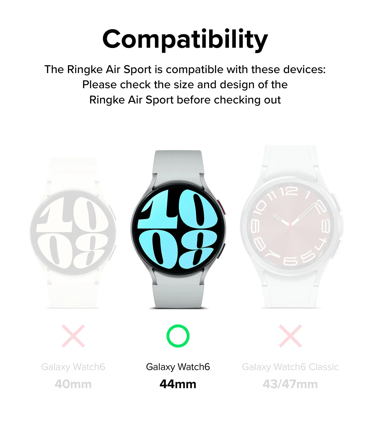 Galaxy Watch 6 44mm Case | Air Sports - Image 15