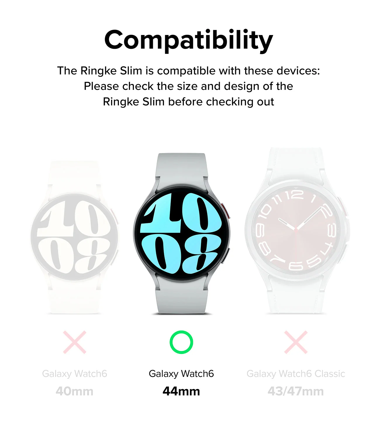 Galaxy Watch 6 44mm Case | Slim - Image 3