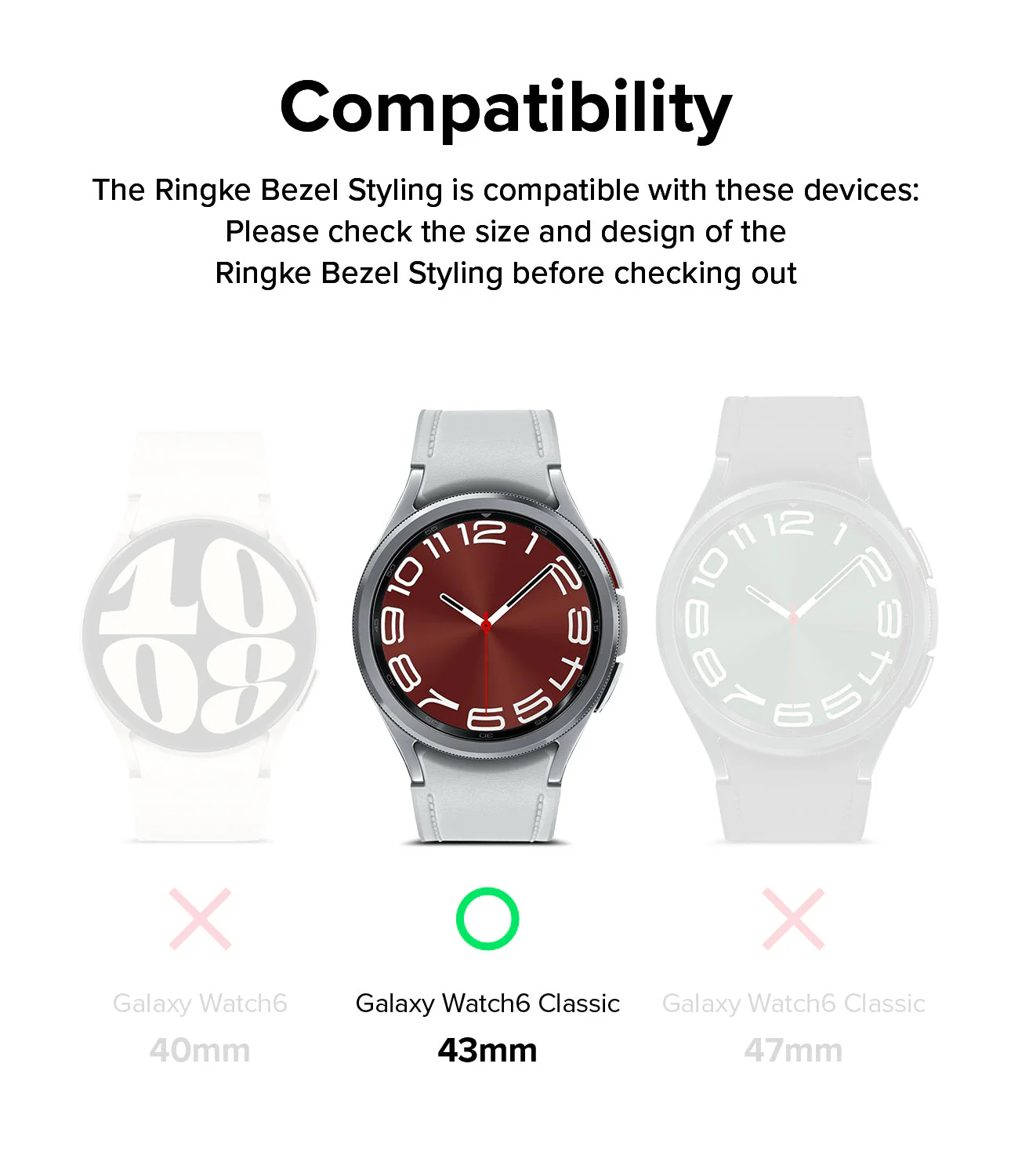 Galaxy Watch 6 Classic 43mm | Bezel Styling - Image 3