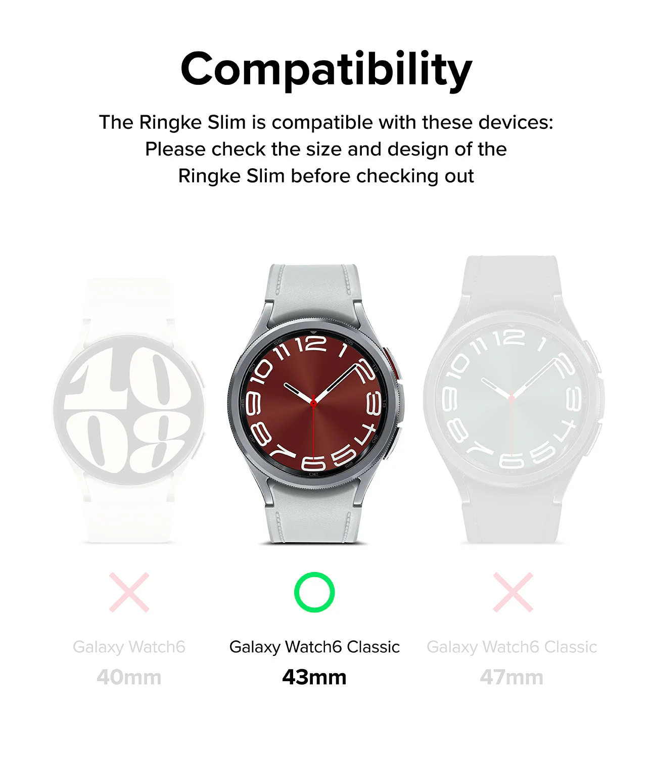Galaxy Watch 6 Classic 43mm Case | Slim - Image 32