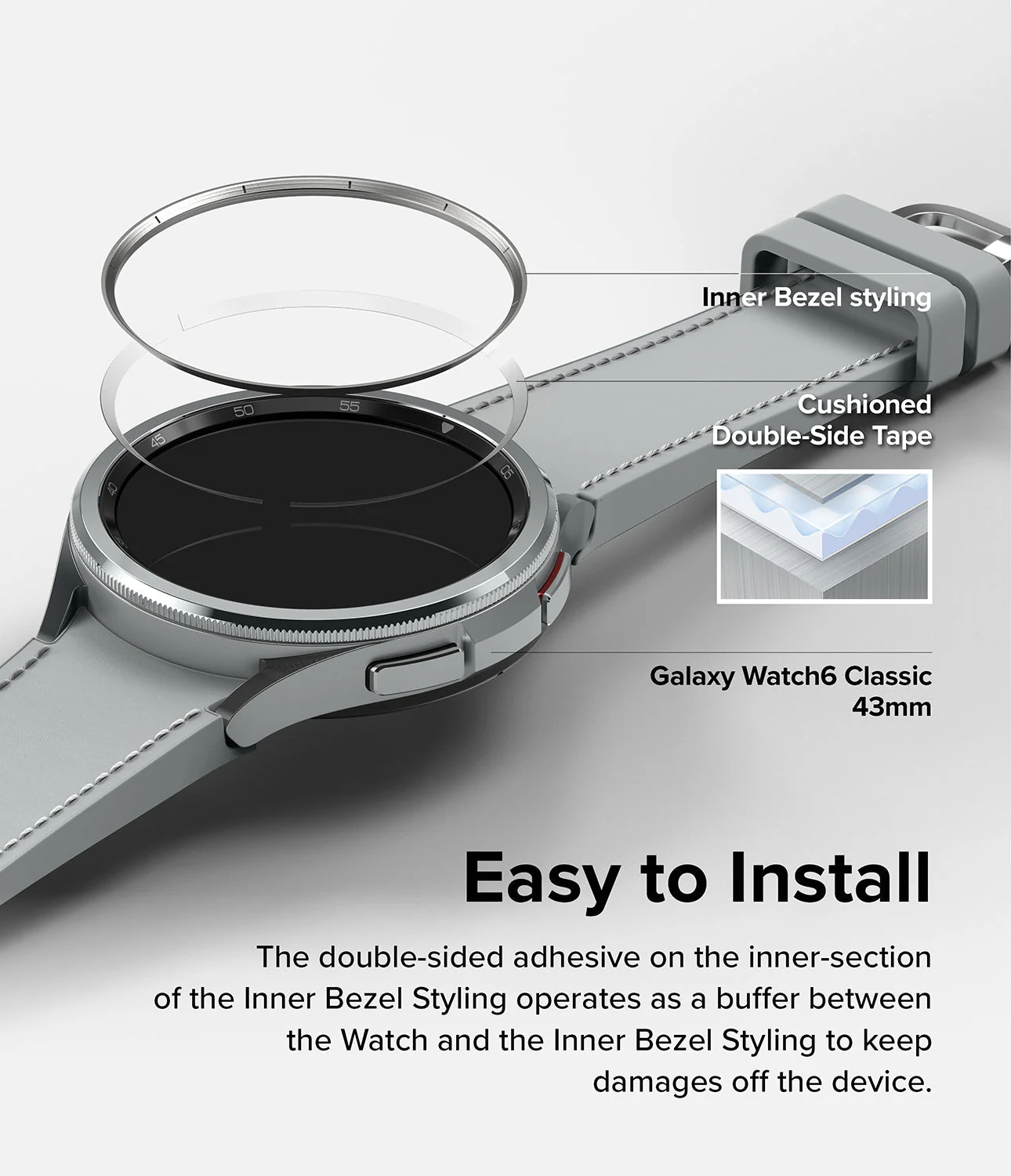 Galaxy Watch 6 Classic 43mm | Inner Bezel Styling - Image 25