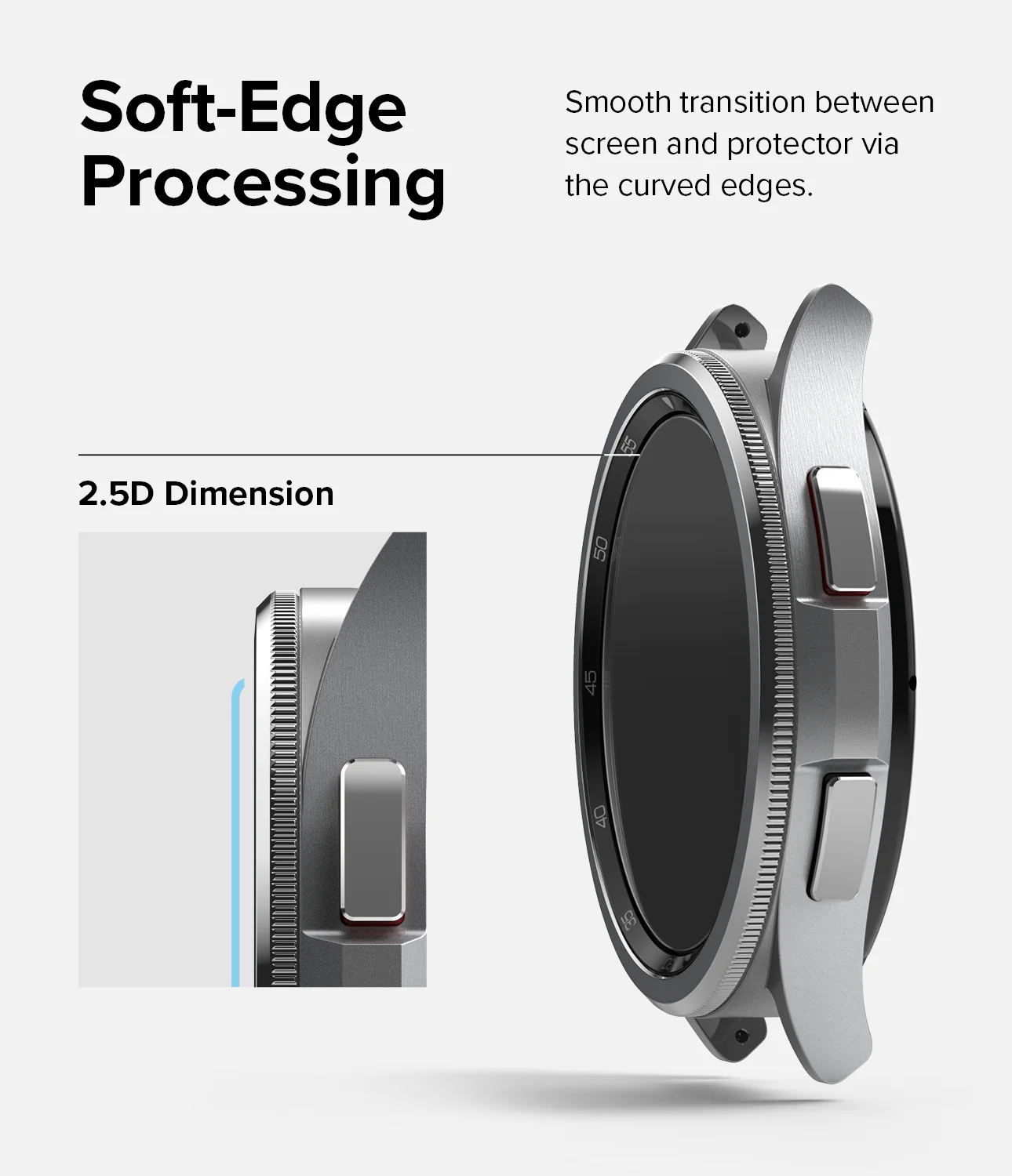 Galaxy Watch 6 Classic 43mm Screen Protector | Glass - R2 - Image 9