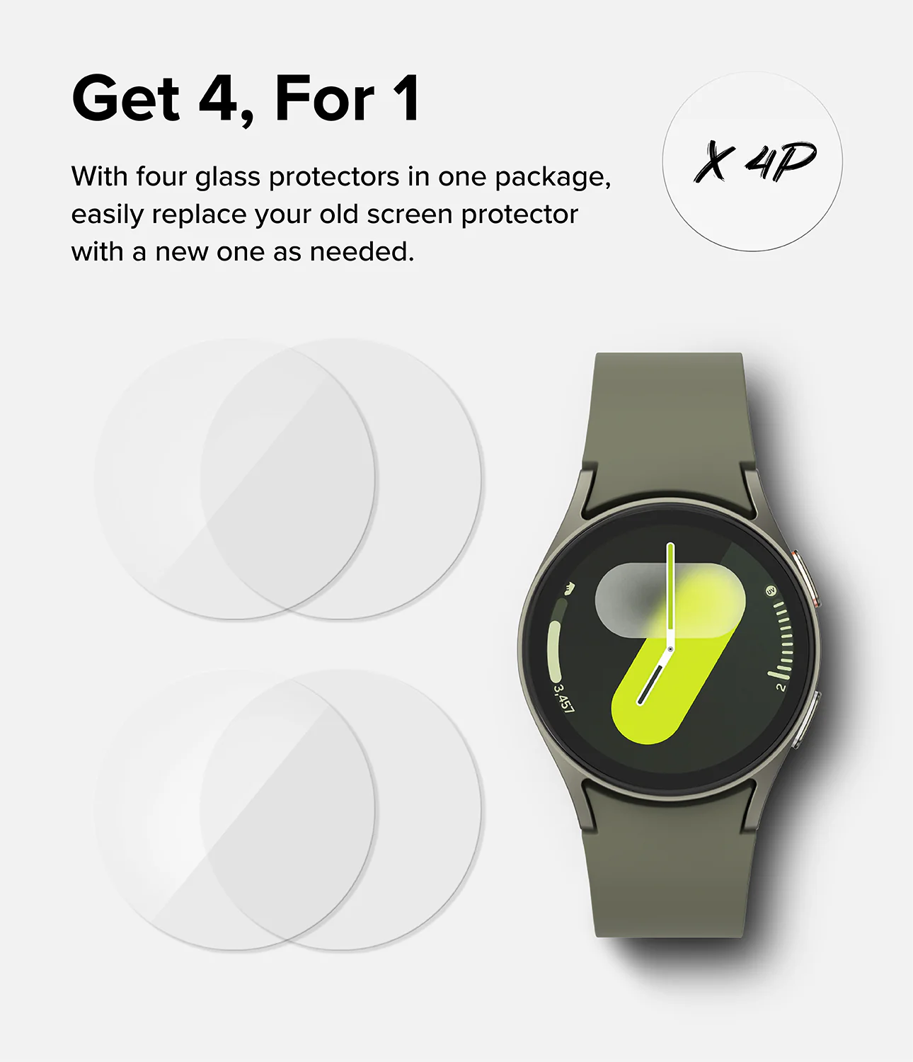 Galaxy Watch 7 40mm Screen Protector | Glass - R4 - Image 11