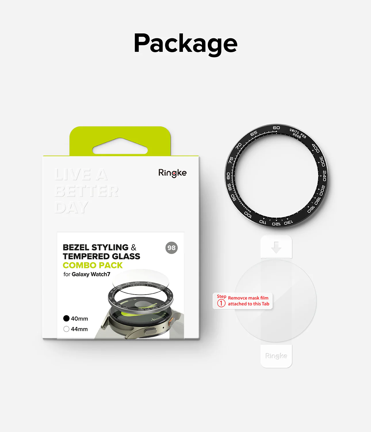 Galaxy Watch 7 40mm | Bezel Styling Premium & Glass - Image 71