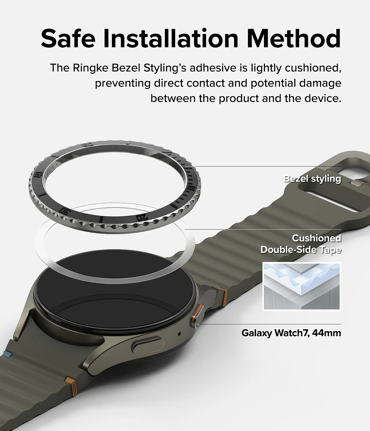 Galaxy Watch 7 44mm | Bezel Styling Premium & Glass - Image 37