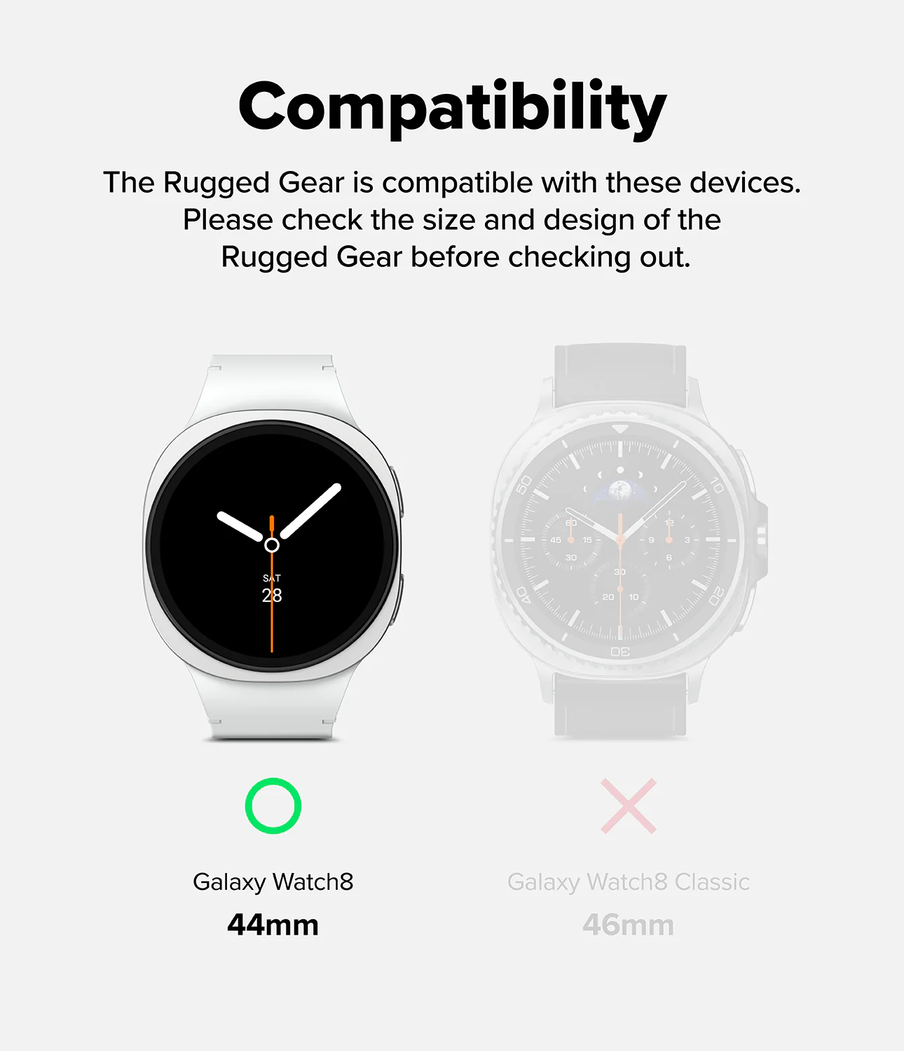 Galaxy Watch 8 44mm Case + Band | Rugged Gear - Image 3