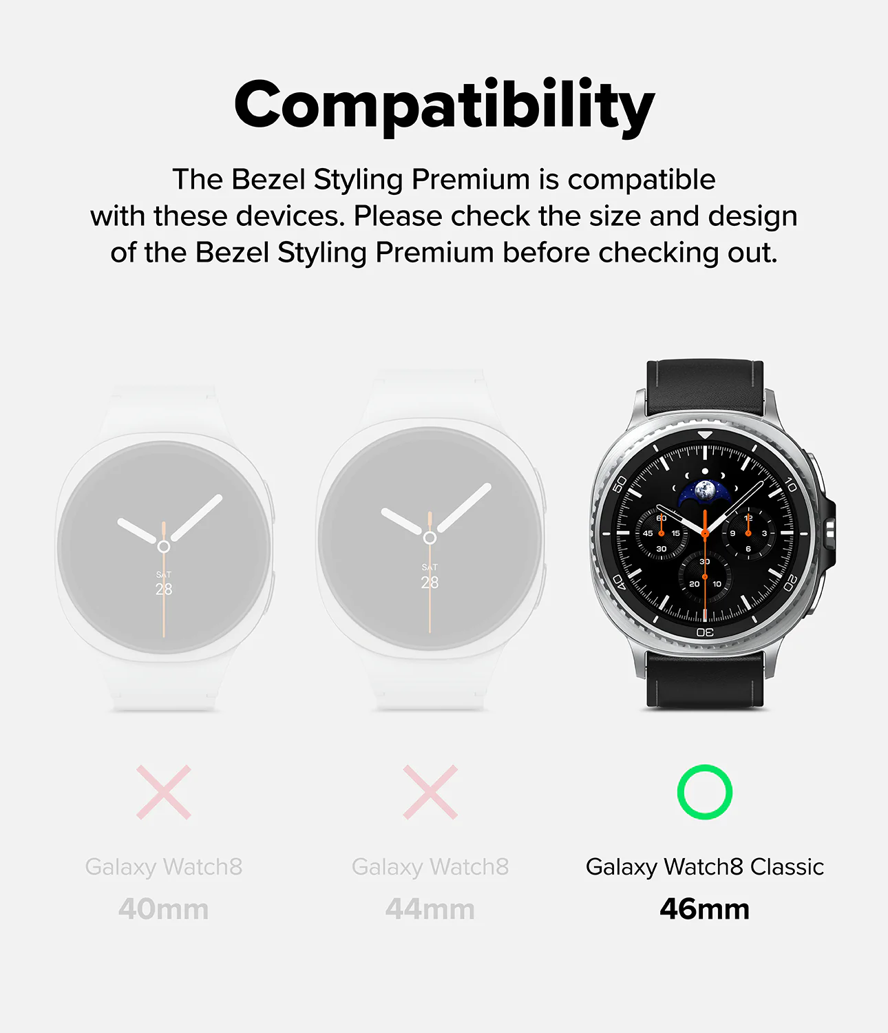 Galaxy Watch 8 Classic 46mm | Bezel Styling Premium - Image 3