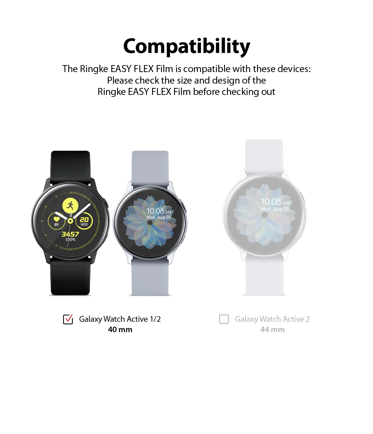 Galaxy Watch Active 2 (40mm) | Easy Flex - Image 3