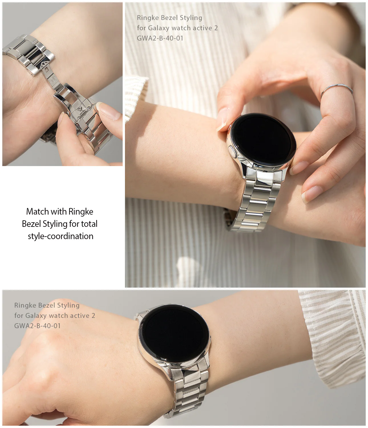 Galaxy Watch Active 2 (40mm) | Metal One Band [Silver] - Image 8