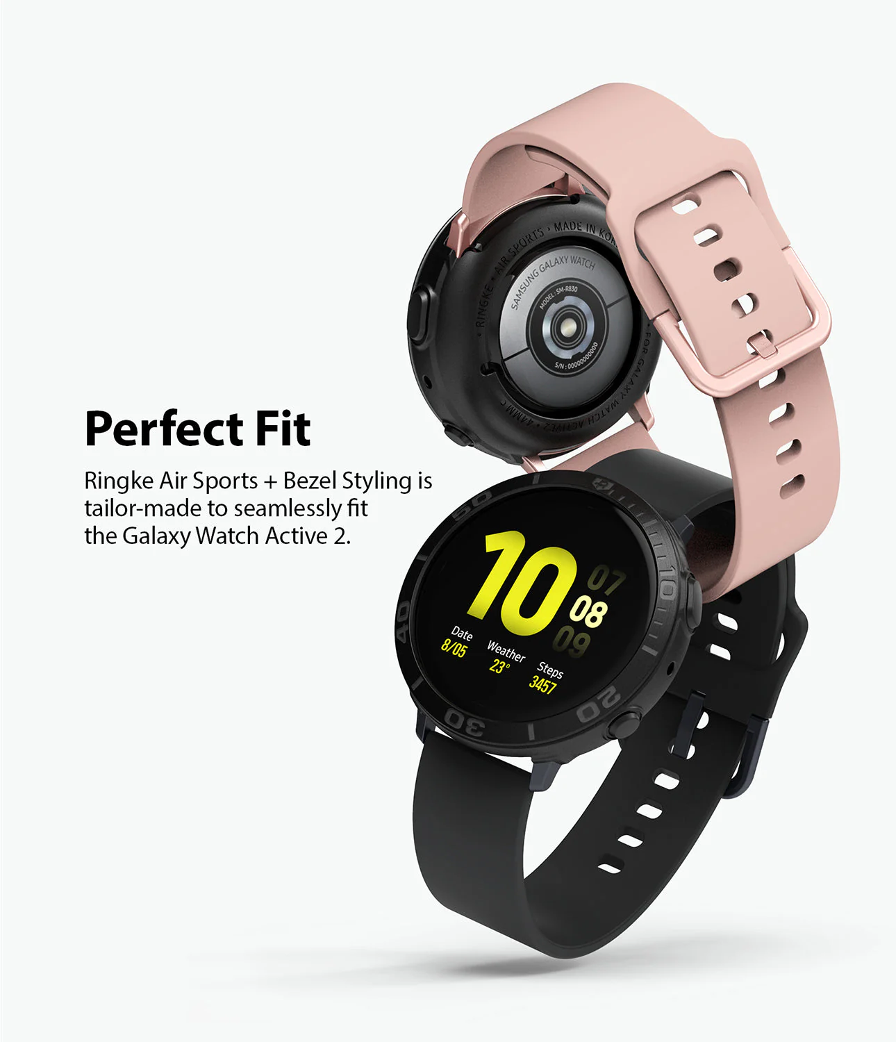 Galaxy Watch Active 2 (44mm) | Air Sports Black + Bezel Styling - Image 28
