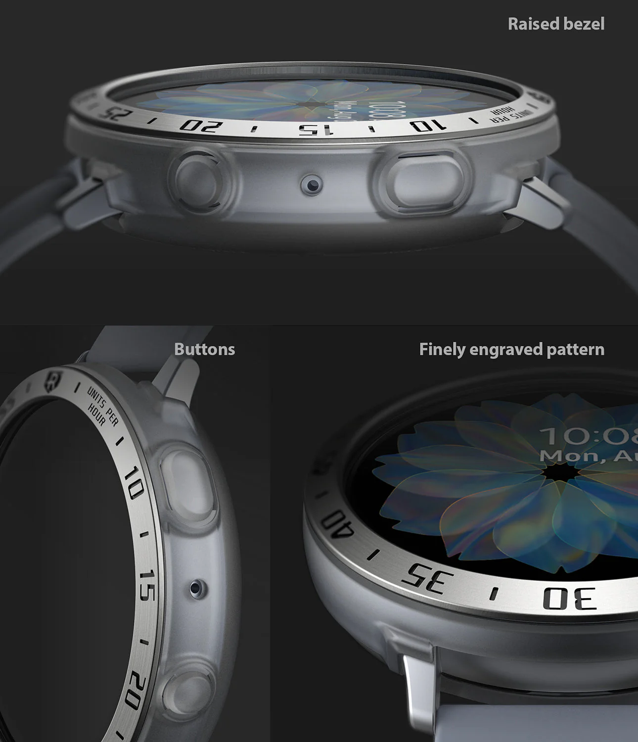 Galaxy Watch Active 2 (44mm) | Air Sports Matte Clear + Bezel Styling - Image 18