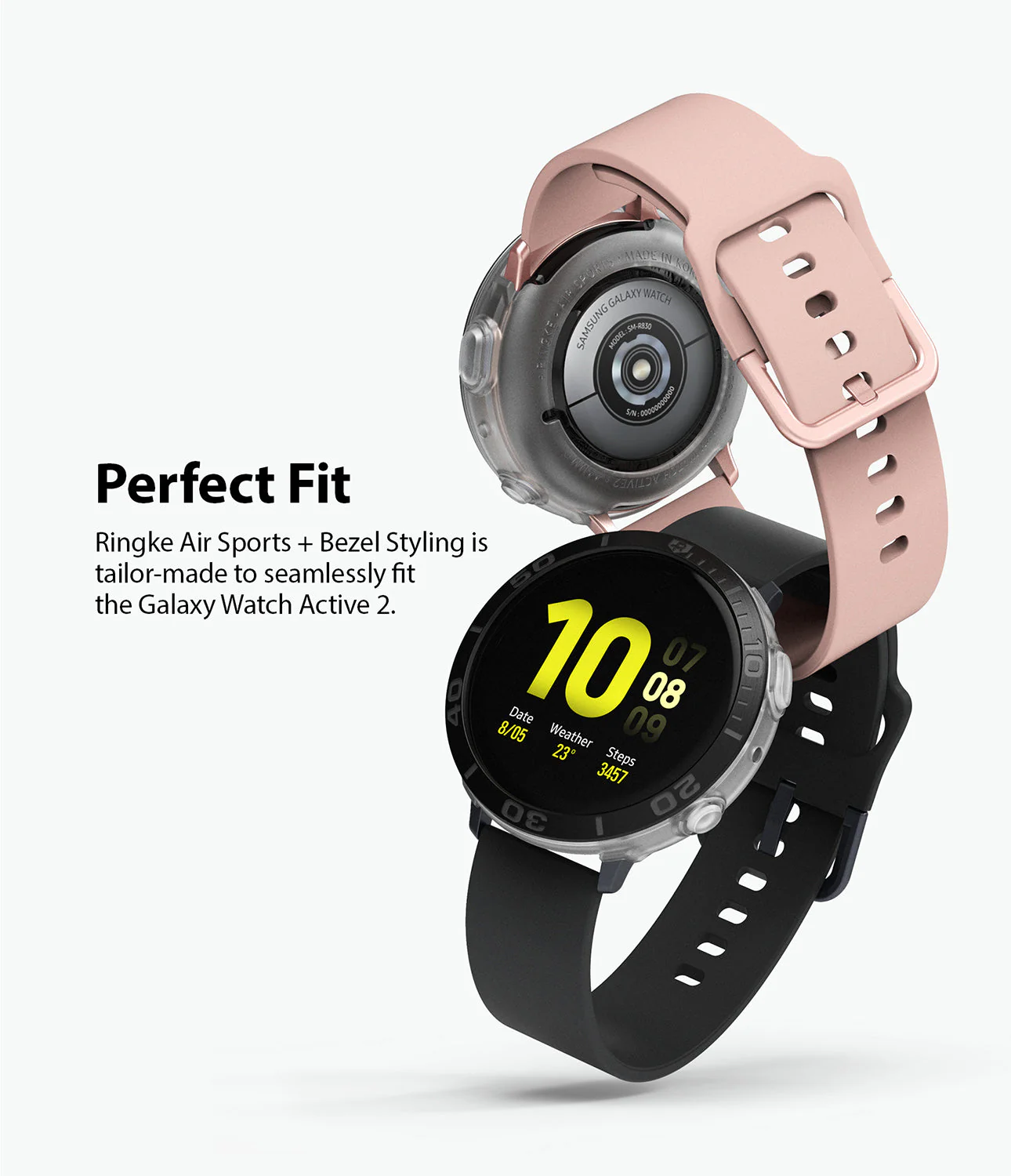 Galaxy Watch Active 2 (44mm) | Air Sports Matte Clear + Bezel Styling - Image 28
