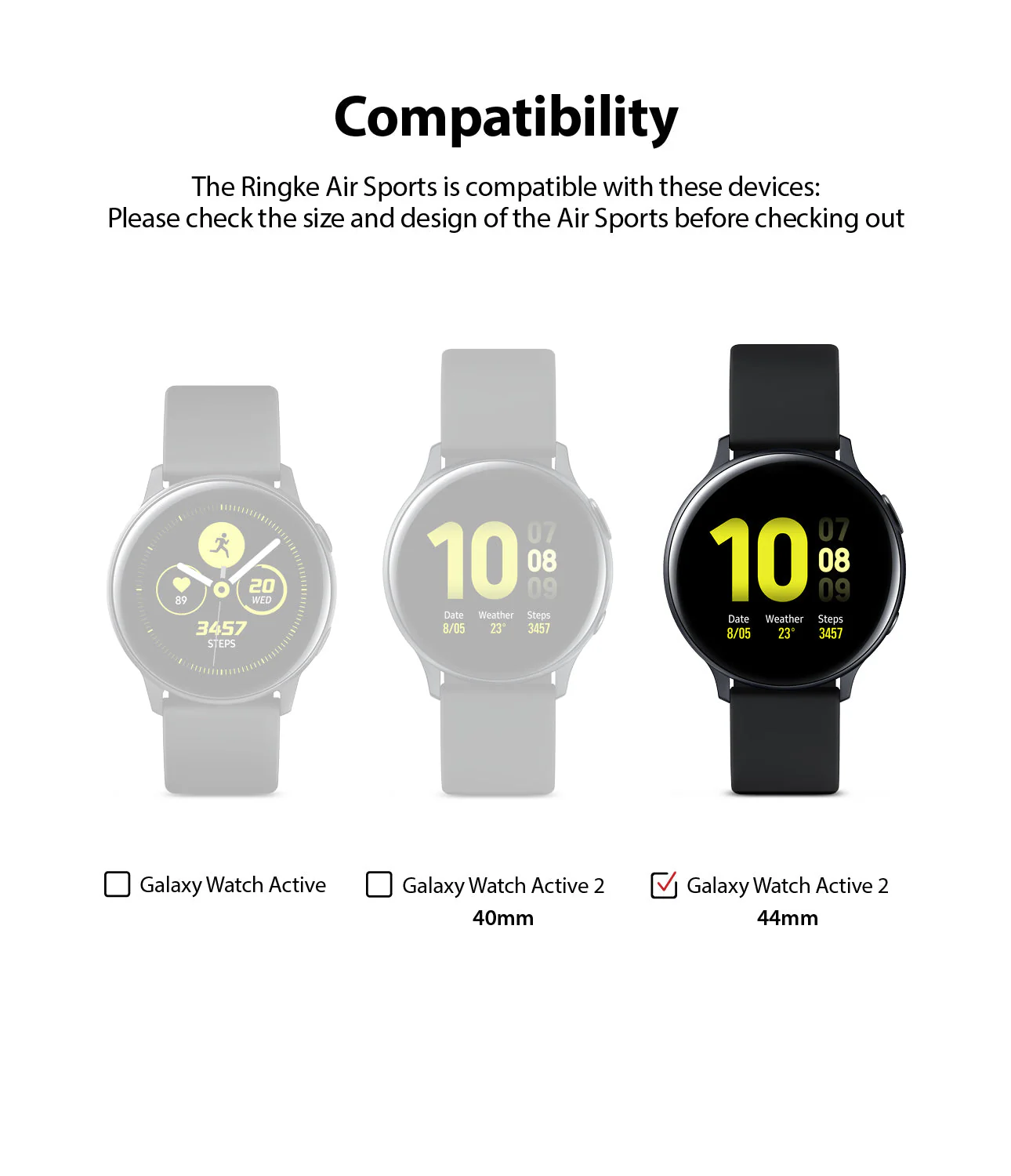 Galaxy Watch Active 2 44mm Case | Air Sports - Image 15